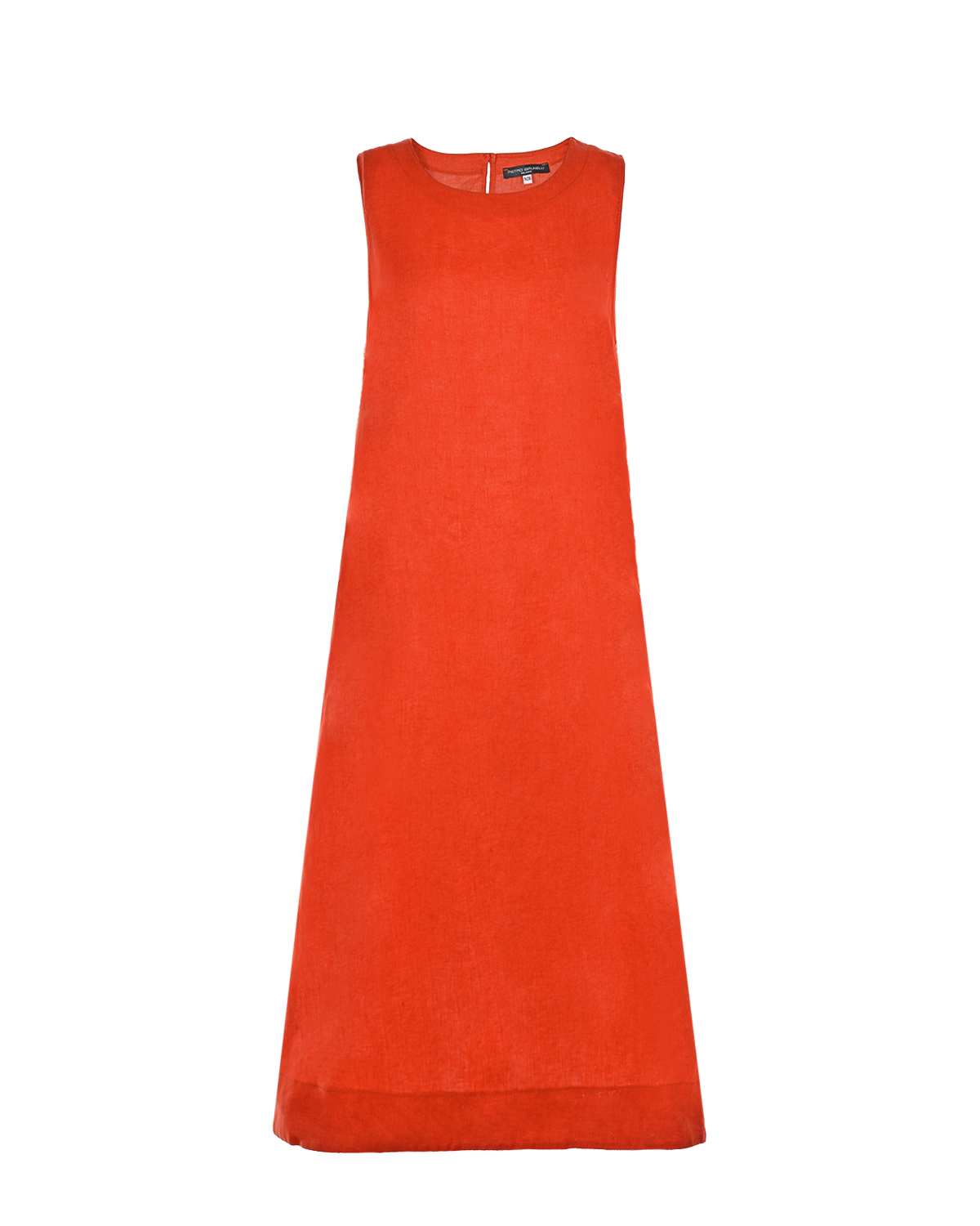 Льняное платье красного цвета Pietro Brunelli, размер 38