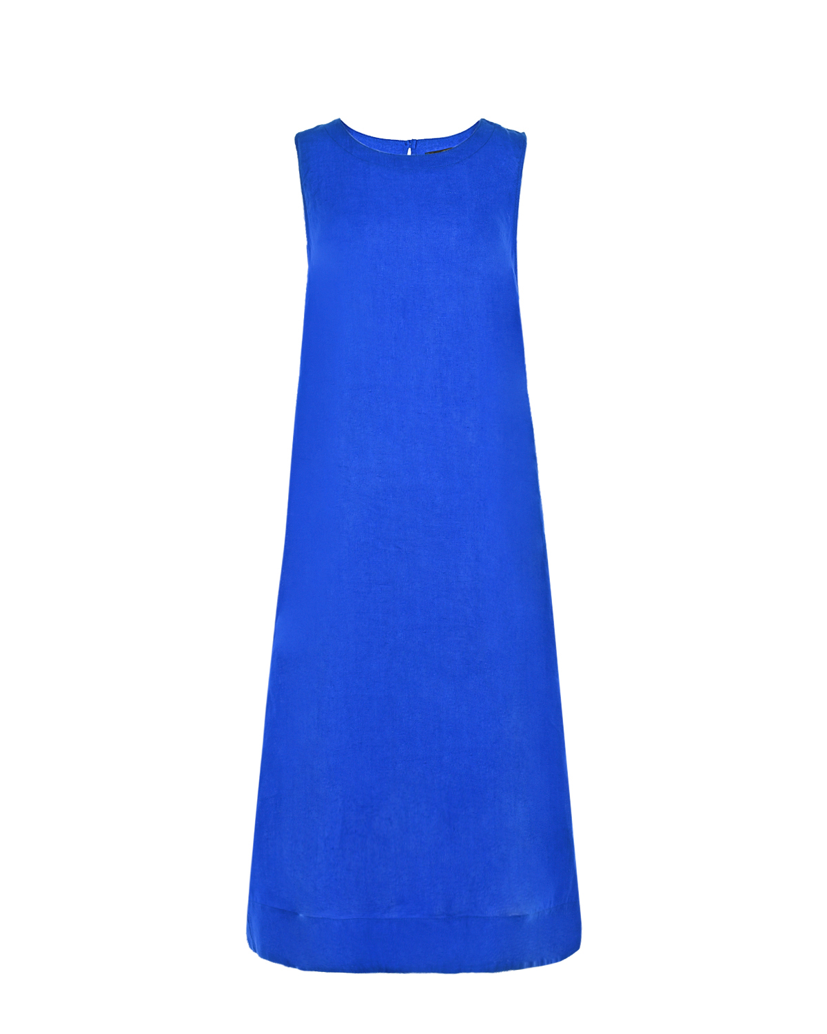 Льняное платье синего цвета Pietro Brunelli, размер 38
