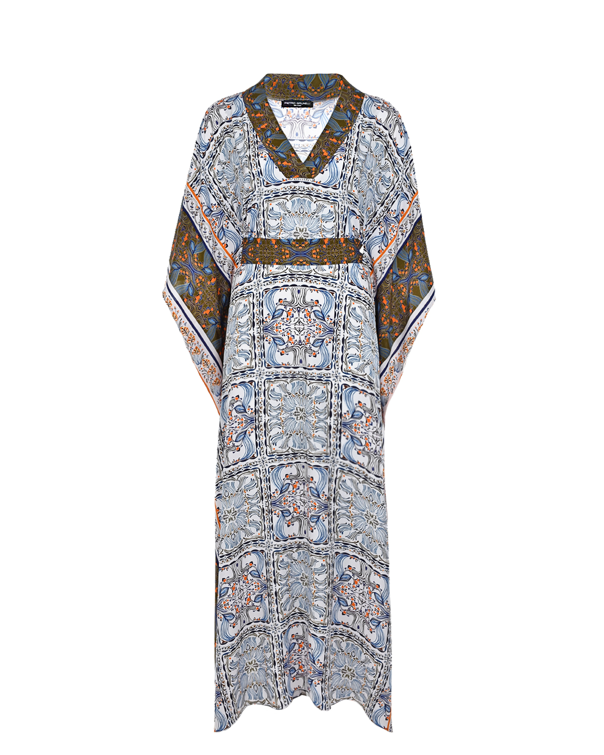 Платье для беременных с принтом "Сицилия" Pietro Brunelli, размер 40, цвет белый