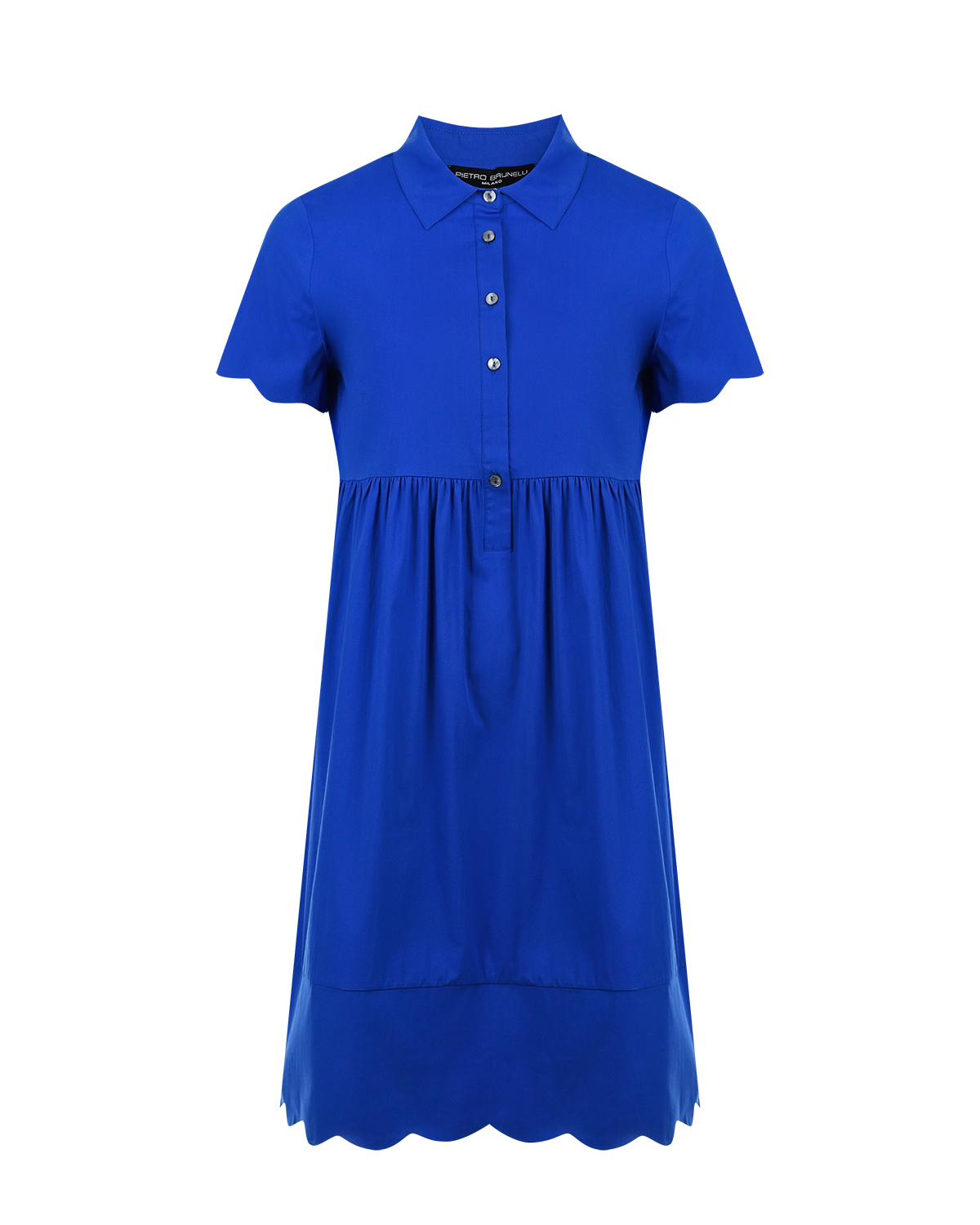 Синее офисное платье для беременных Pietro Brunelli, размер 42, цвет черный