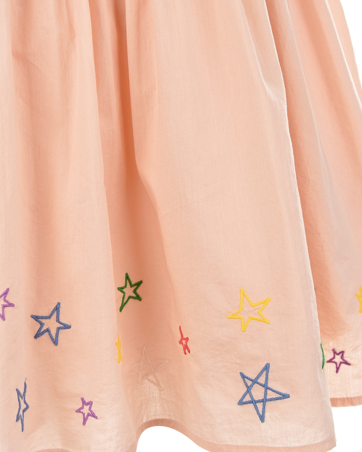 Розовое платье с вышивкой "русалки" Stella McCartney детское - фото 3