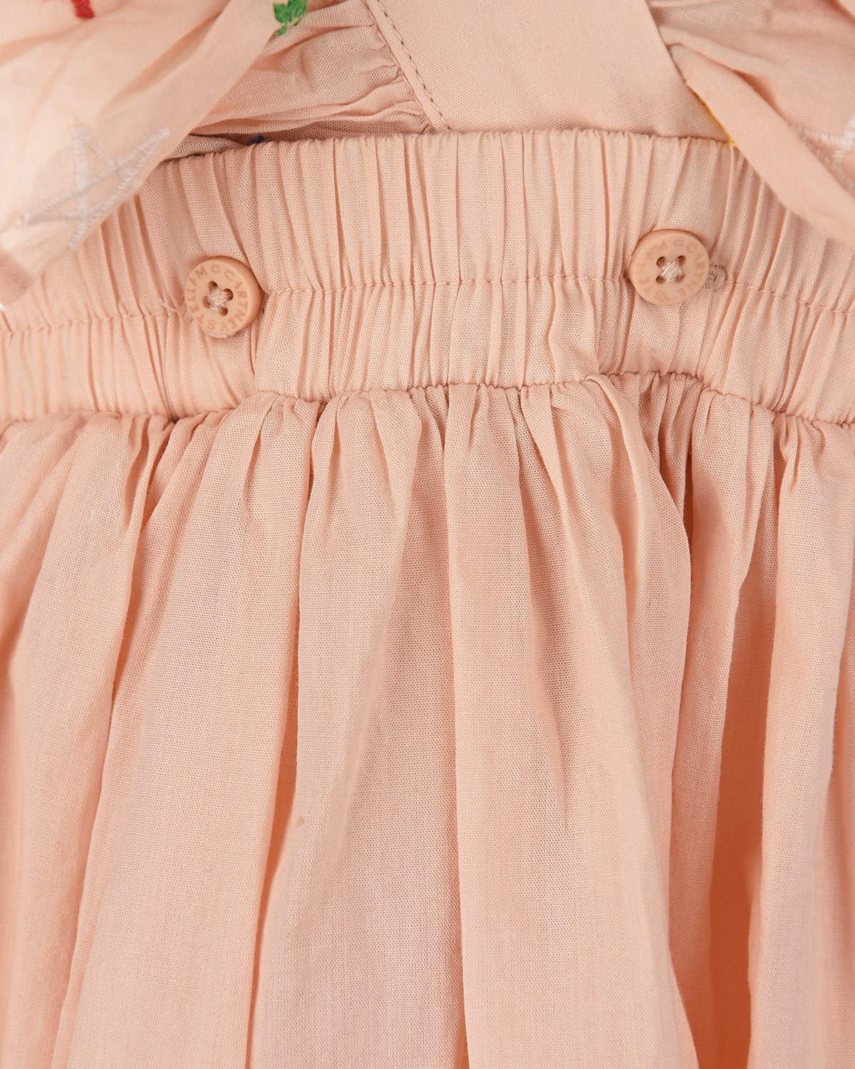 Розовое платье с вышивкой "русалки" Stella McCartney детское - фото 5