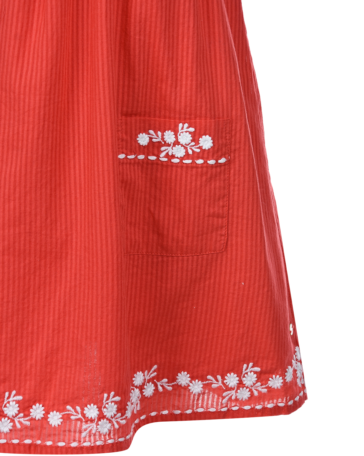 Красное платье с вышивкой Tartine et Chocolat детское - фото 3