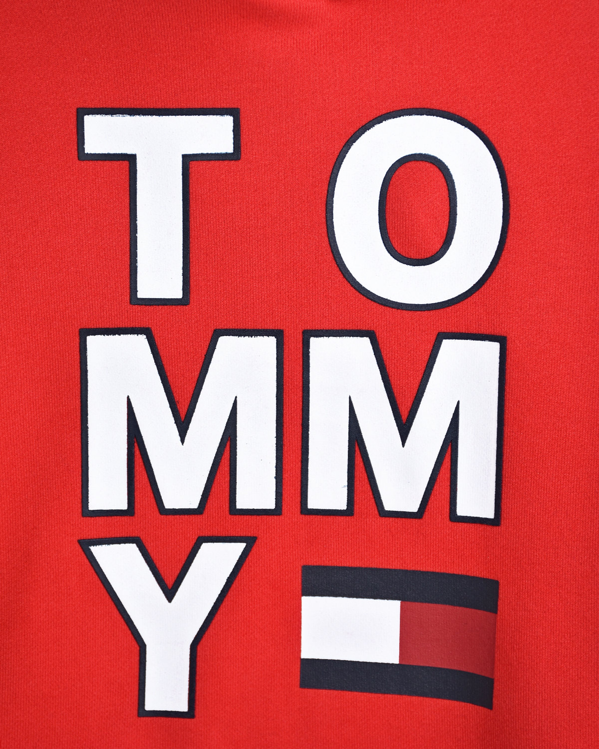 Красная толстовка-худи с логотипом Tommy Hilfiger детская - фото 3