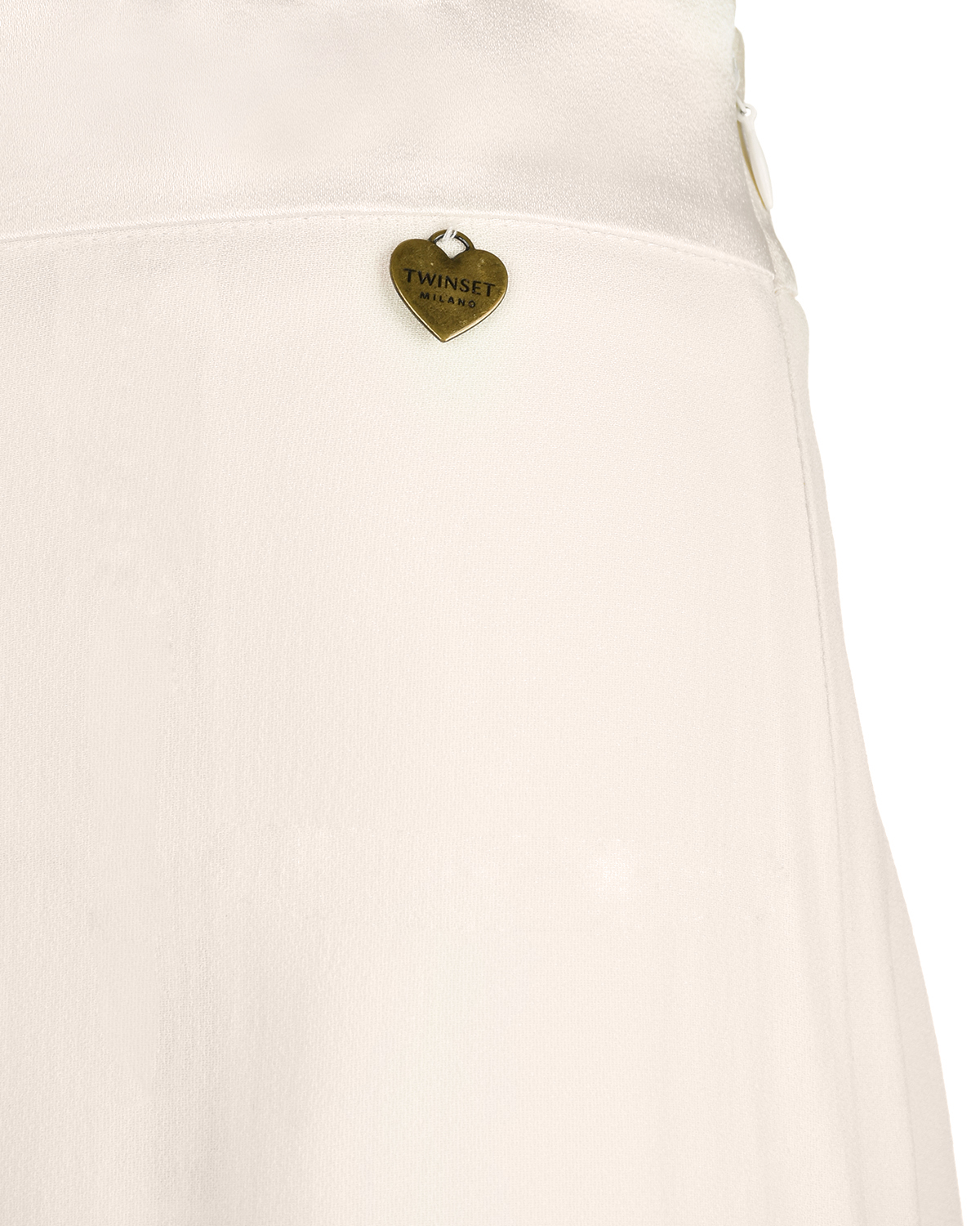 Белые прямые брюки TWINSET - фото 5