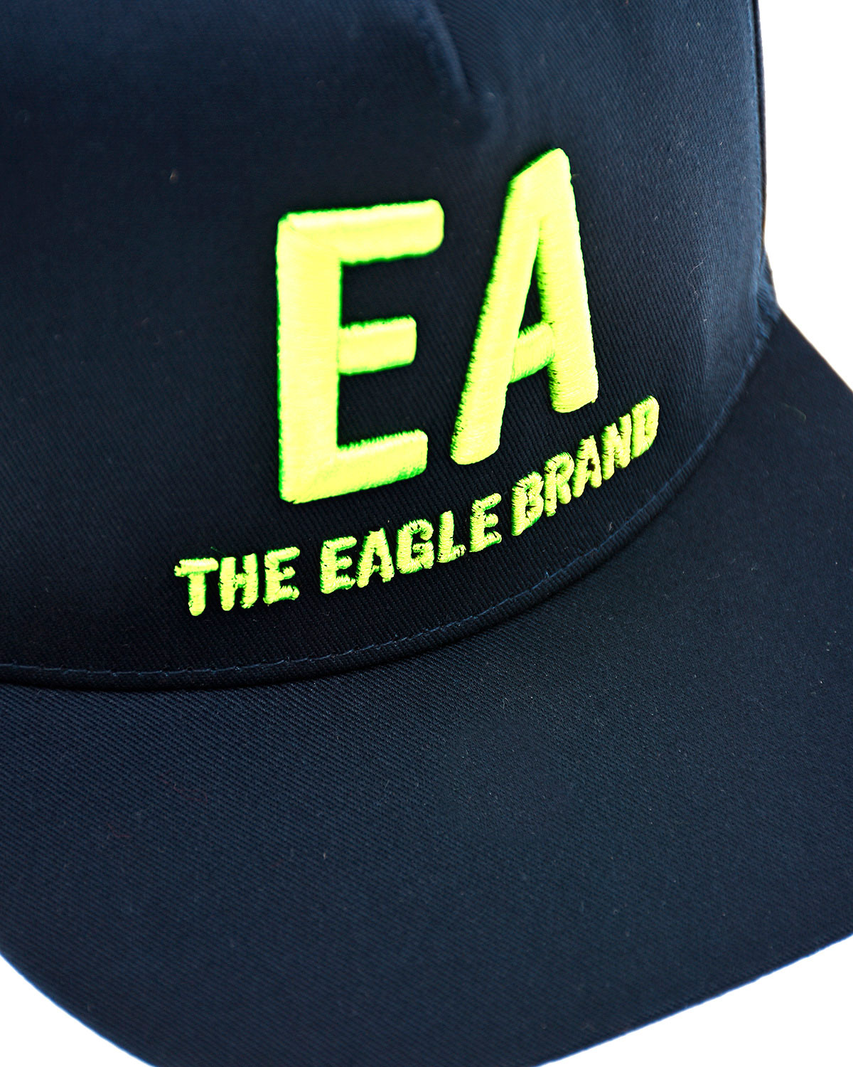 Бейсболка с вышитым логотипом "EA The Eagle Brand" Emporio Armani детская, размер L, цвет синий - фото 3