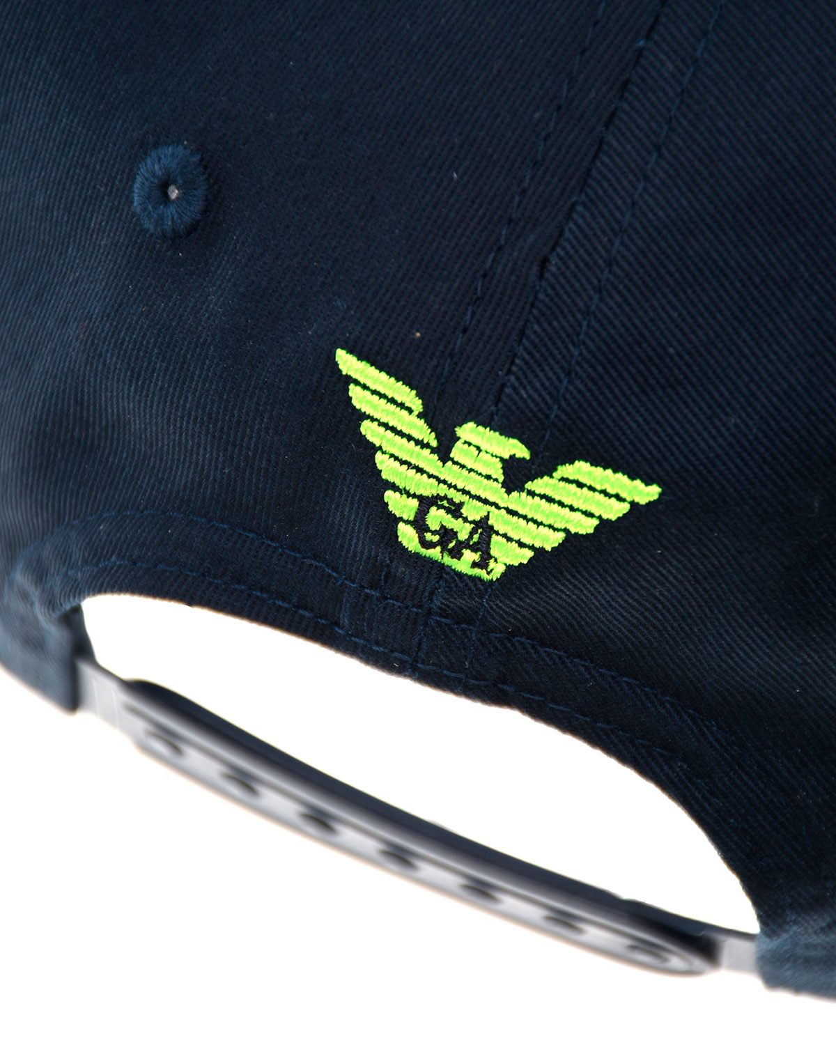 Бейсболка с вышитым логотипом "EA The Eagle Brand" Emporio Armani детская, размер L, цвет синий - фото 4