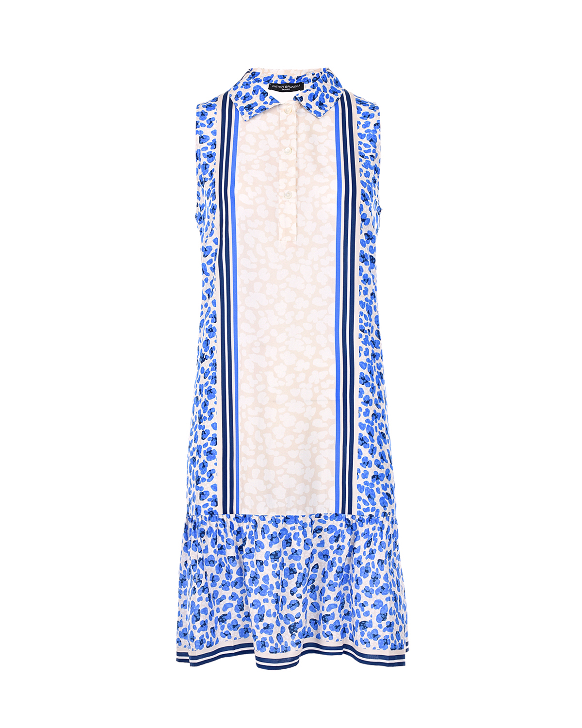 Платье без рукавов Vittoria Pietro Brunelli, размер 40, цвет мультиколор