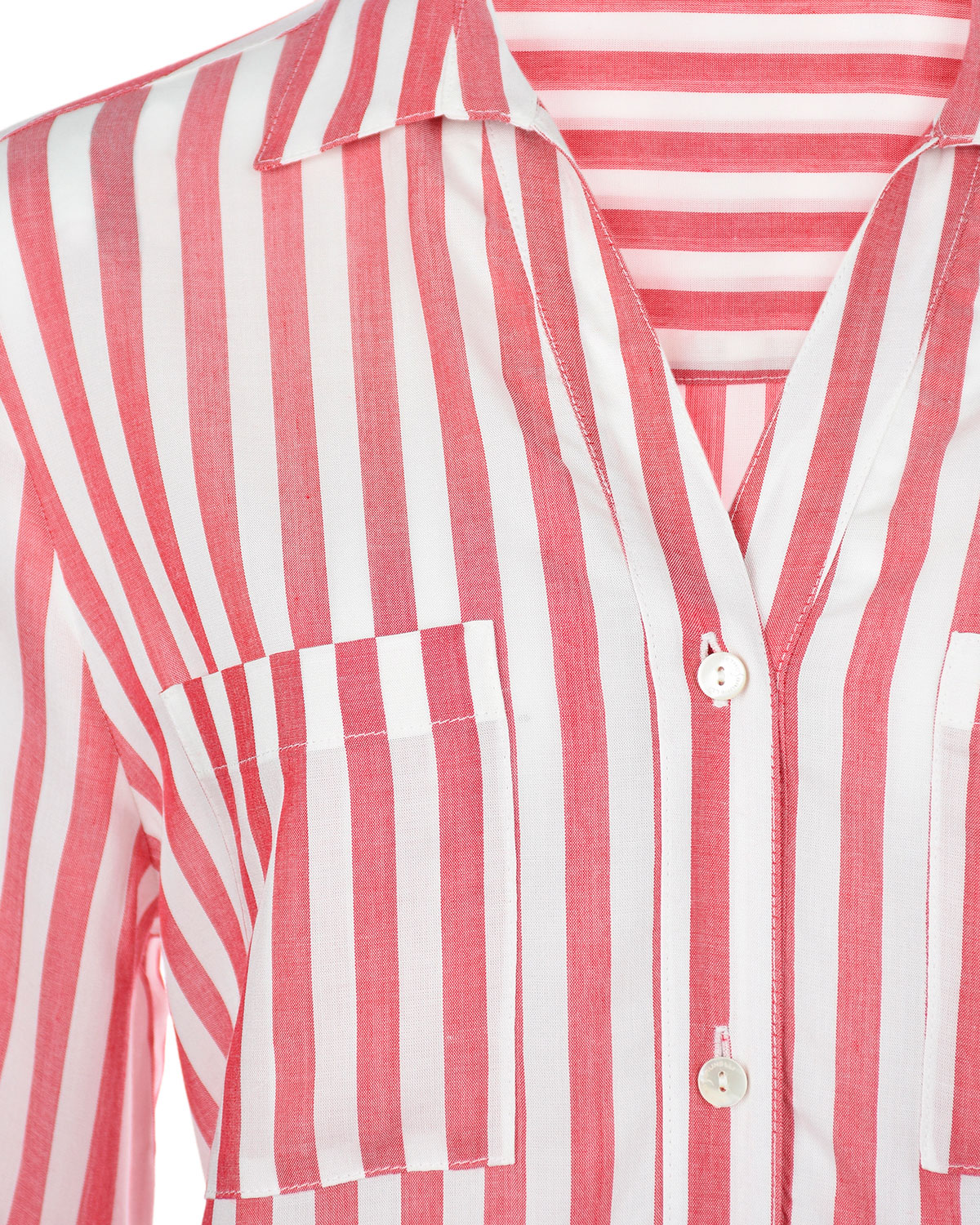 Рубашка для беременных с принтом в полоску Pietro Brunelli, размер 40, цвет мультиколор - фото 6