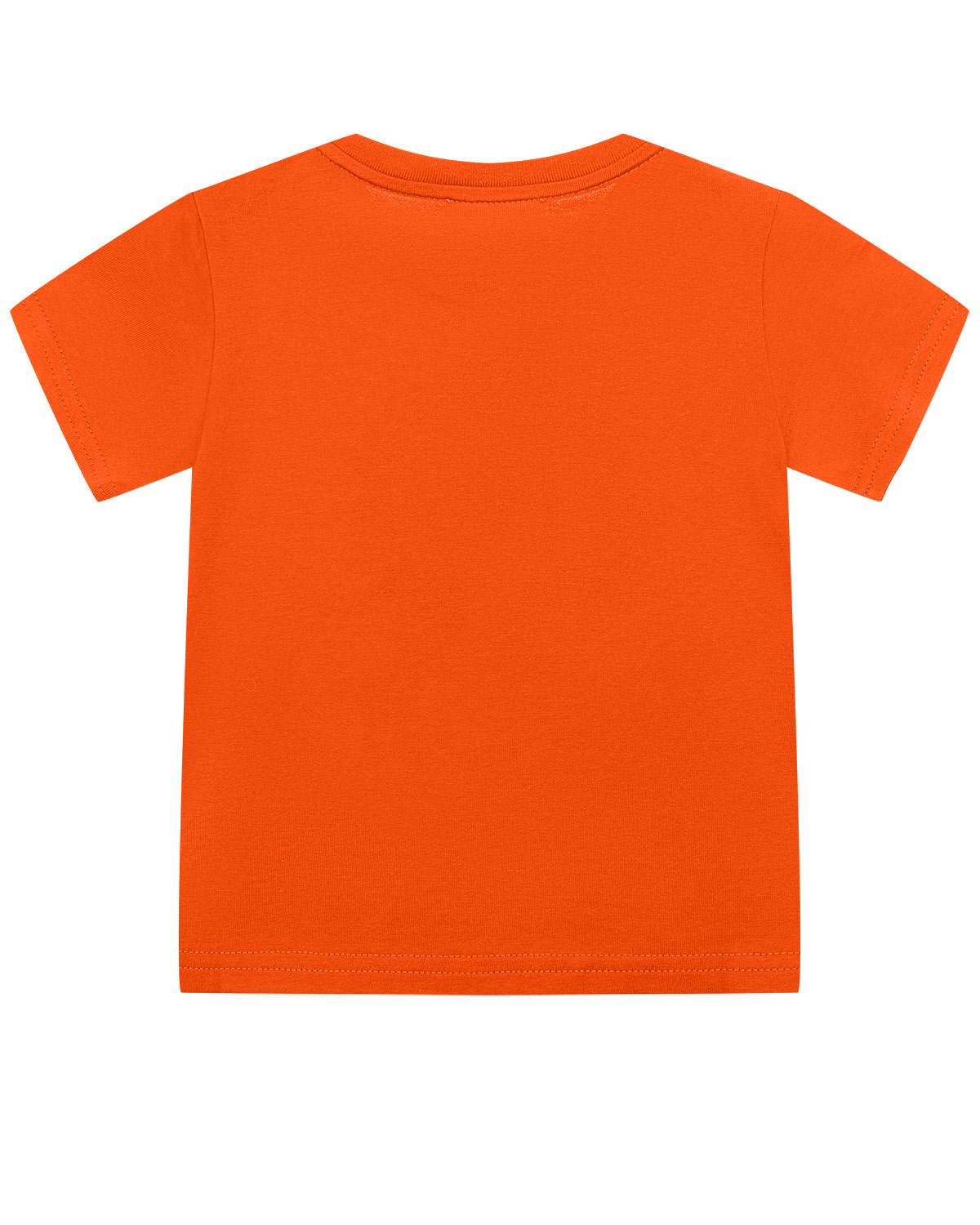 Оранжевая футболка с логотипом Dolce&Gabbana детская - фото 2