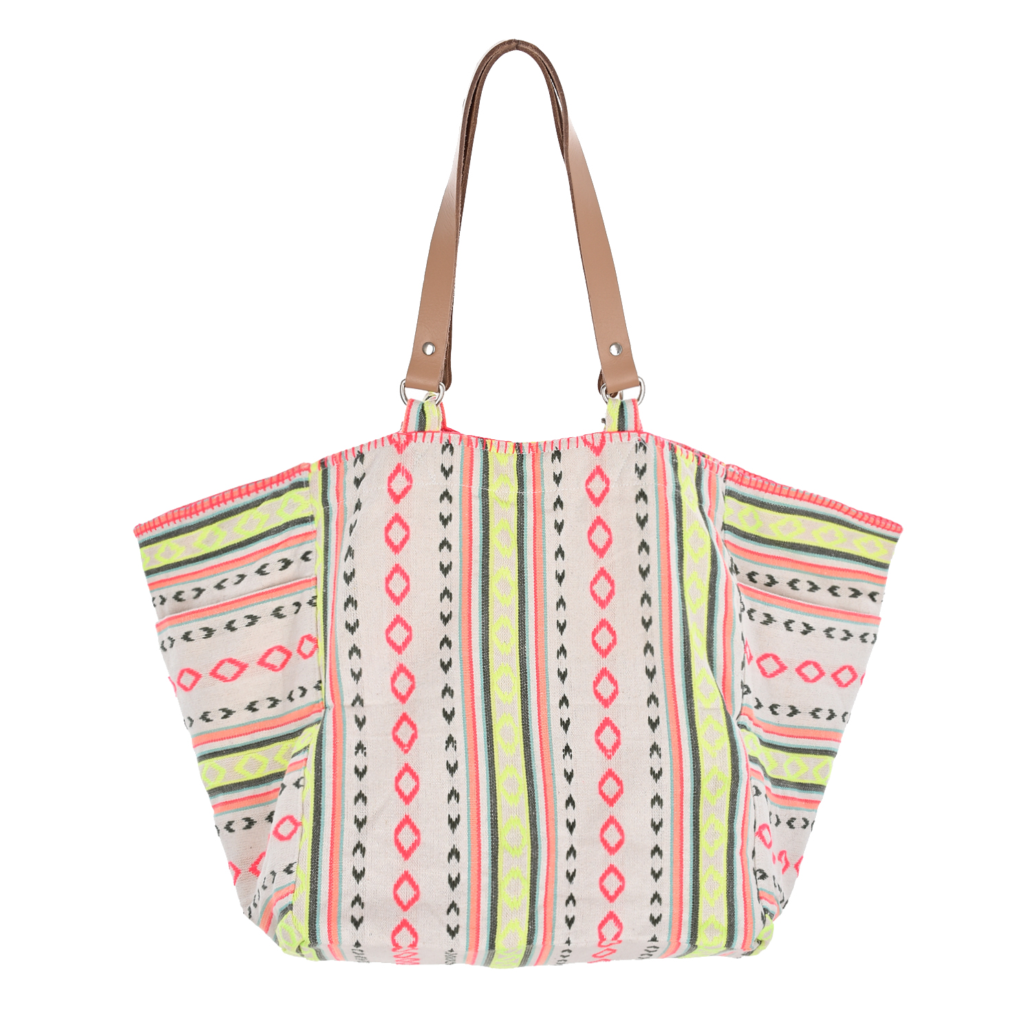 Пляжная сумка с помпонами SUNUVA детская, размер unica, цвет мультиколор - фото 3