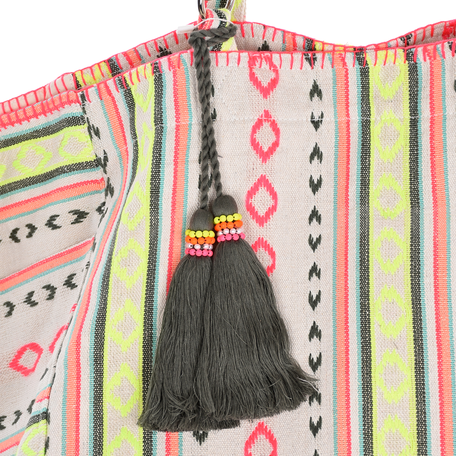 Пляжная сумка с помпонами SUNUVA детская, размер unica, цвет мультиколор - фото 6