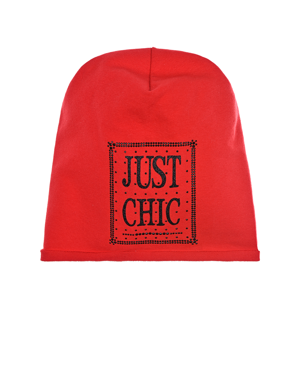 Красная шапка с декором "Just Chick" Catya детская, размер 51, цвет красный - фото 1