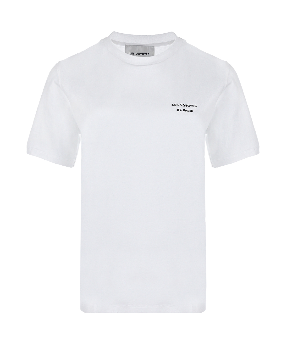 Белая футболка с логотипом Les Coyotes de Paris, размер 40, цвет белый - фото 1