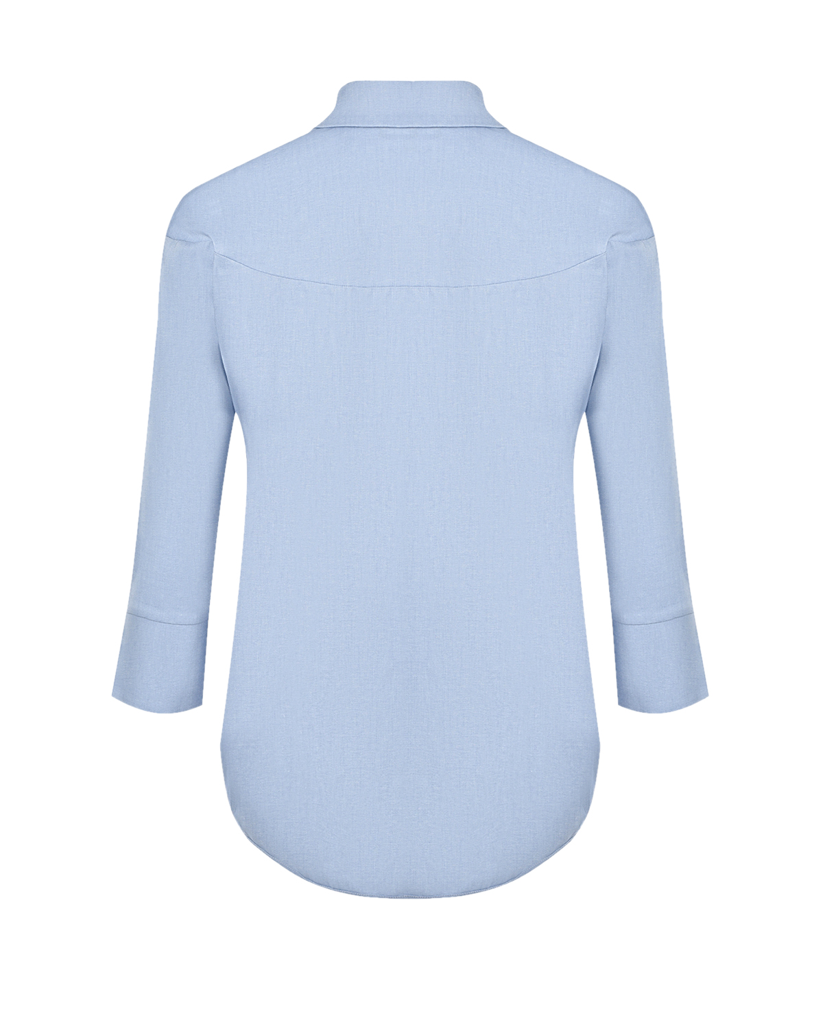 Синяя блуза с рукавами 3/4 Attesa, размер 38, цвет синий Синяя блуза с рукавами 3/4 Attesa - фото 2