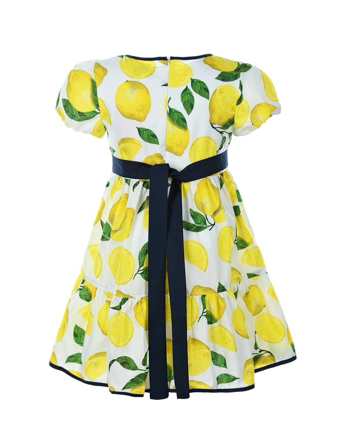 Платье с принтом "Лимоны" Aletta детское, размер 104, цвет мультиколор - фото 2