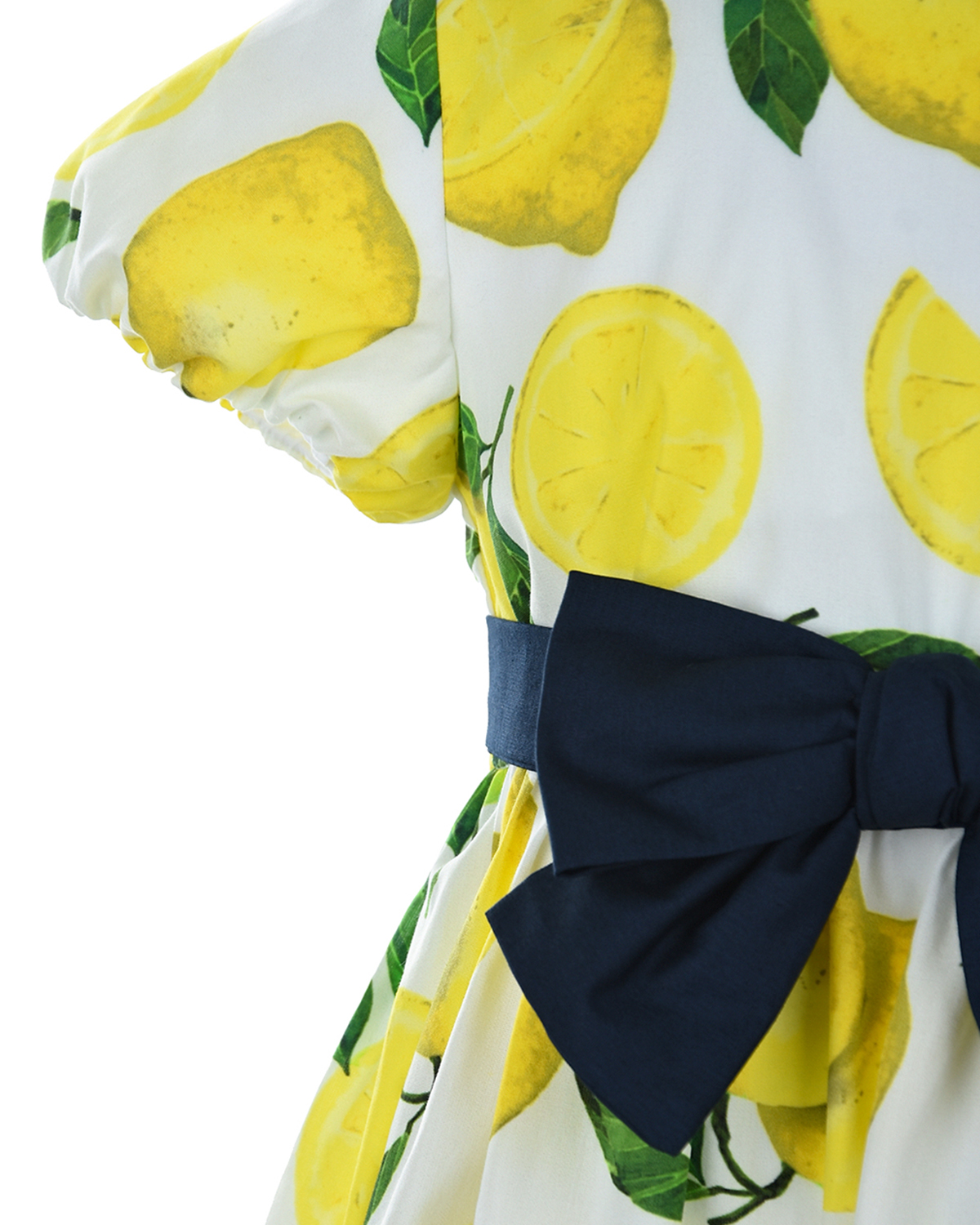 Платье с принтом "Лимоны" Aletta детское, размер 104, цвет мультиколор - фото 4