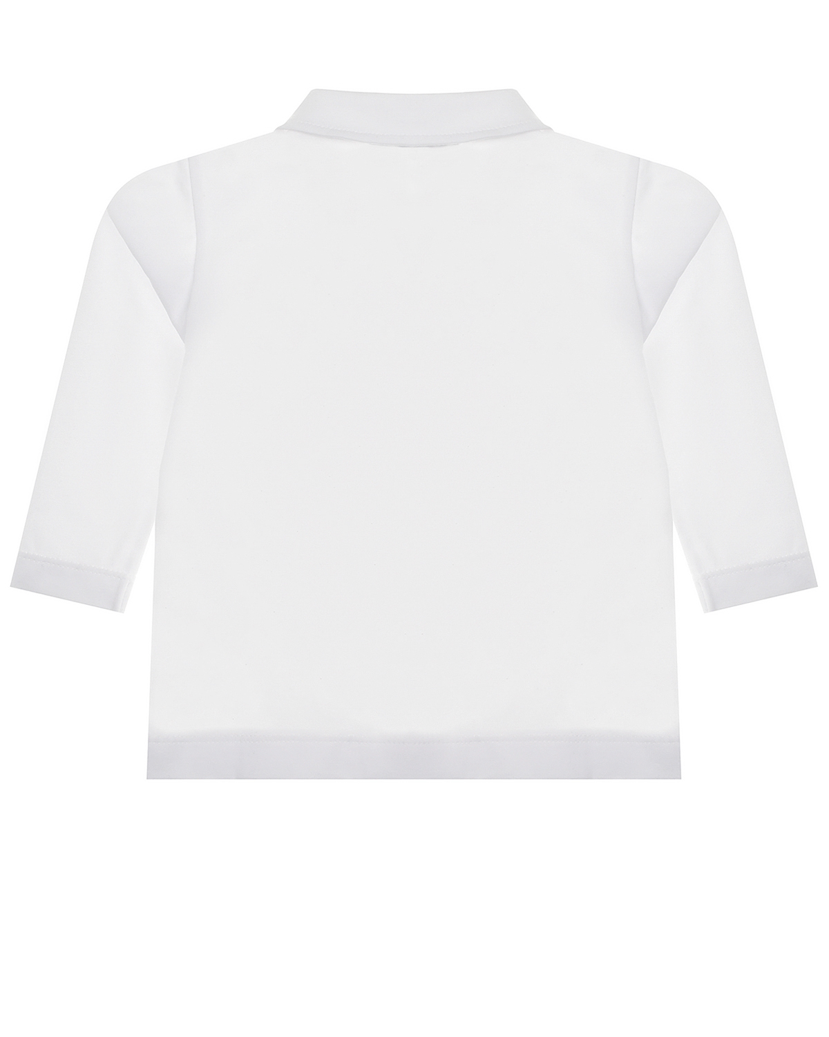 Белая трикотажная рубашка Aletta детская, размер 80, цвет белый - фото 2