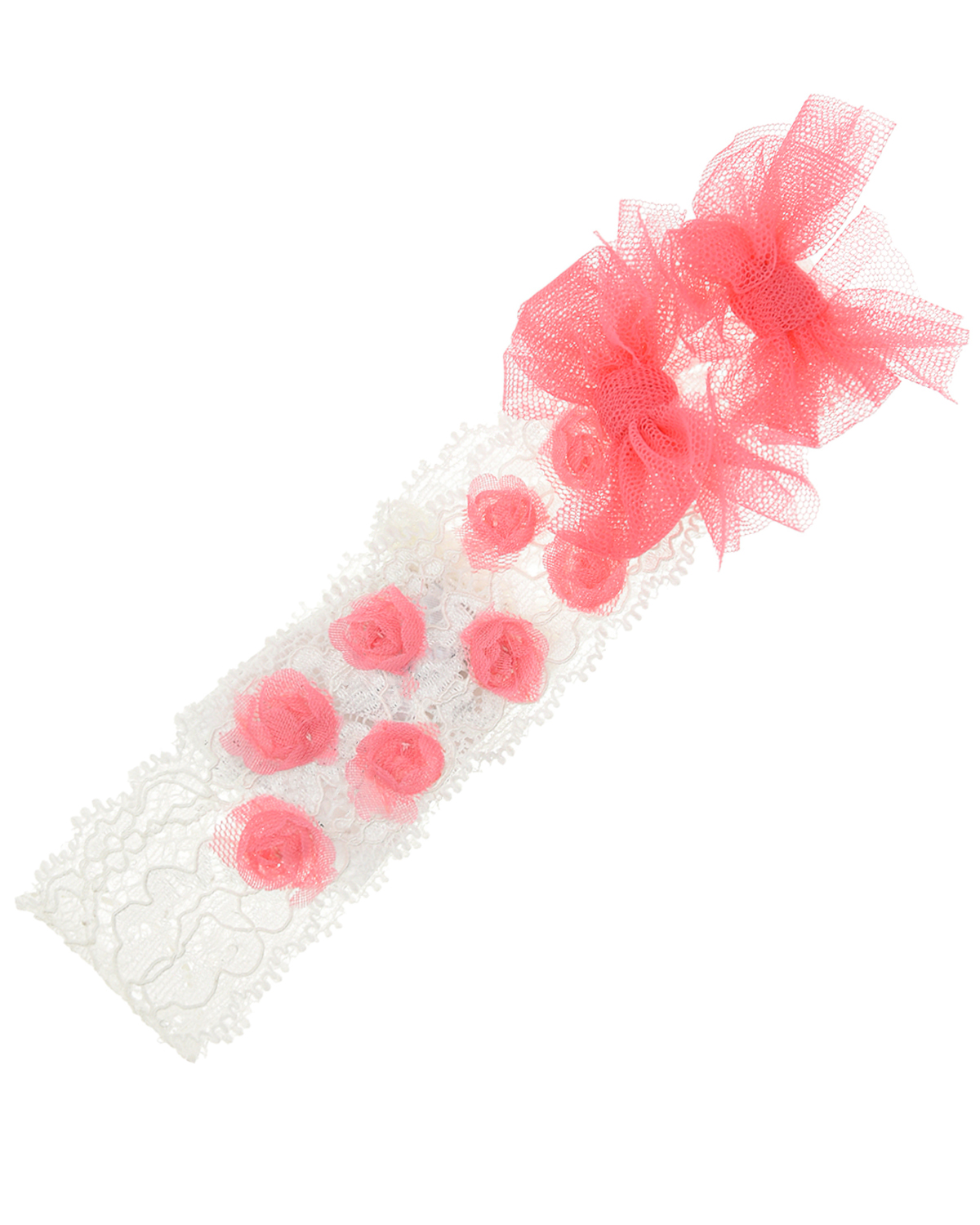 Ажурная повязка с цветочным декором Aletta детская, размер S - фото 1