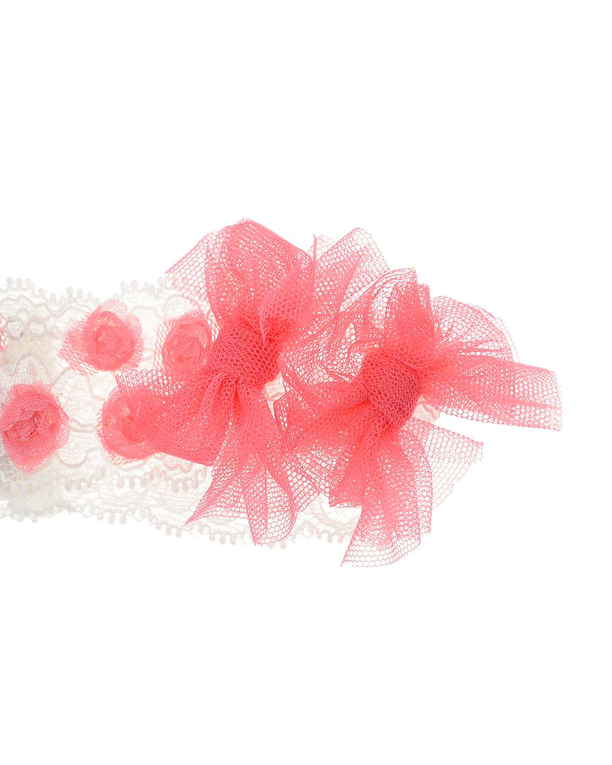Ажурная повязка с цветочным декором Aletta детская, размер S - фото 3