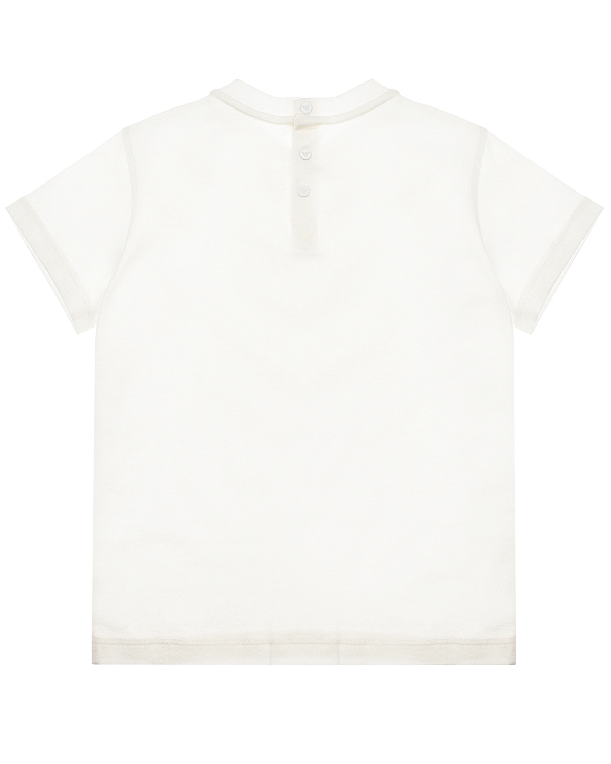 Белая футболка с логотипом Emporio Armani детская, размер 86, цвет белый - фото 2