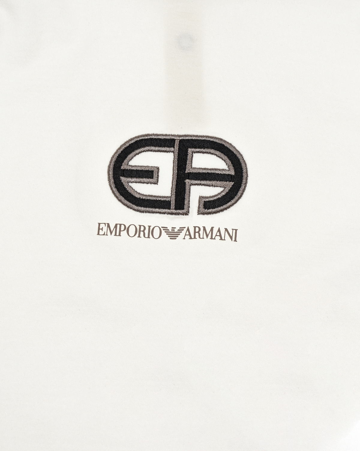 Белая футболка с логотипом Emporio Armani детская, размер 86, цвет белый - фото 3