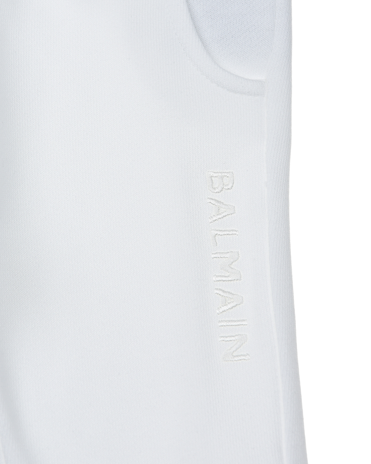 Белые спортивные брюки для девочек Balmain детские, размер 68, цвет нет цвета - фото 3