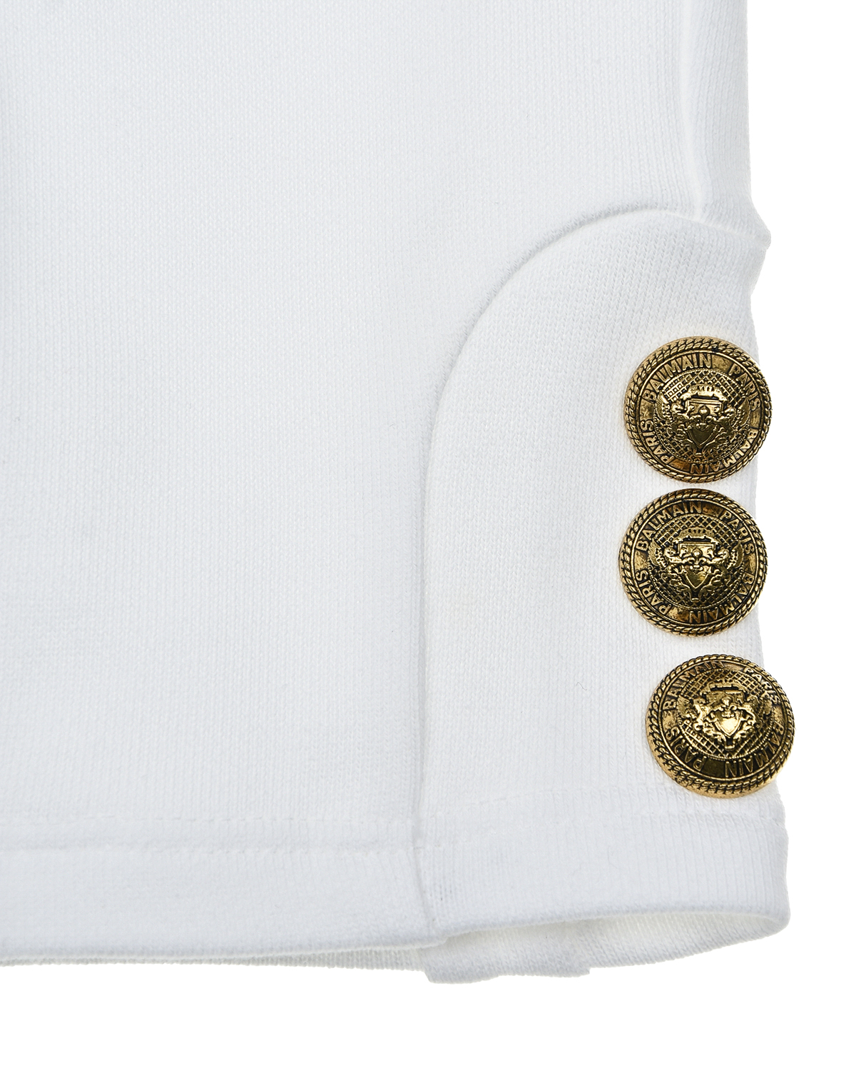 Белые спортивные брюки для девочек Balmain детские, размер 68, цвет нет цвета - фото 4