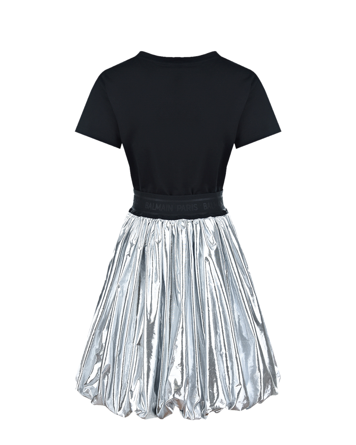 Платье с серебристой юбкой Balmain детское, размер 152, цвет нет цвета - фото 3