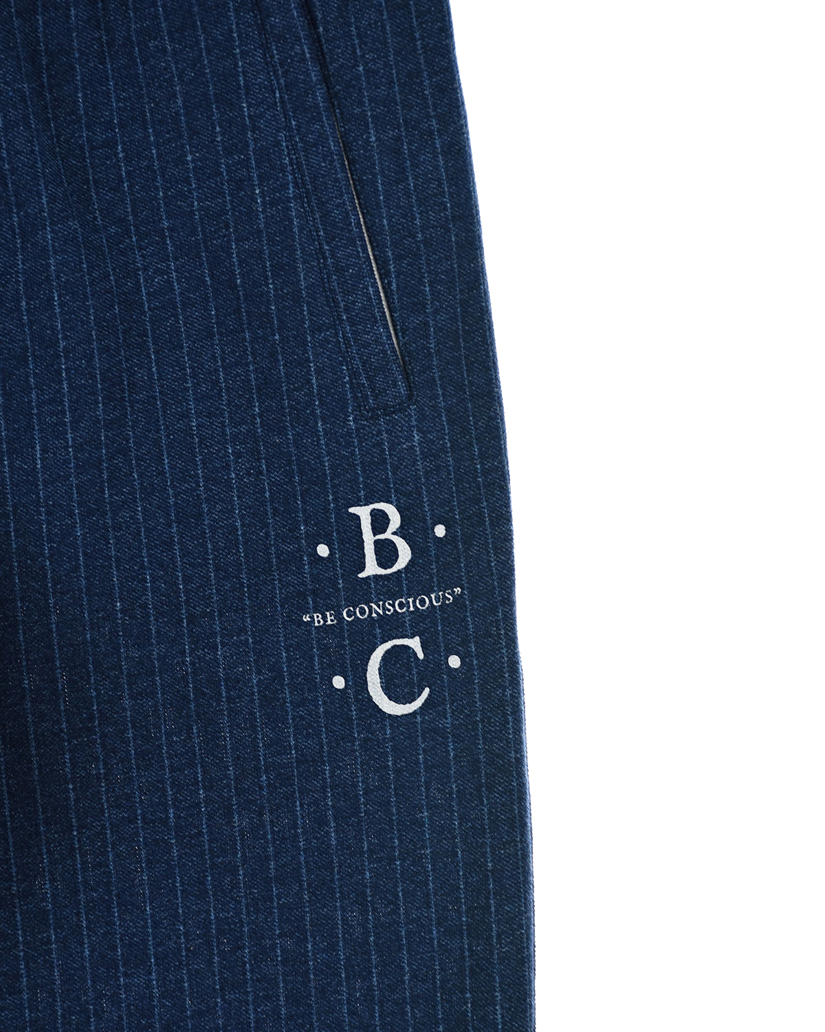 Синие спортивные брюки в полоску Brunello Cucinelli детские, размер 140, цвет синий - фото 3