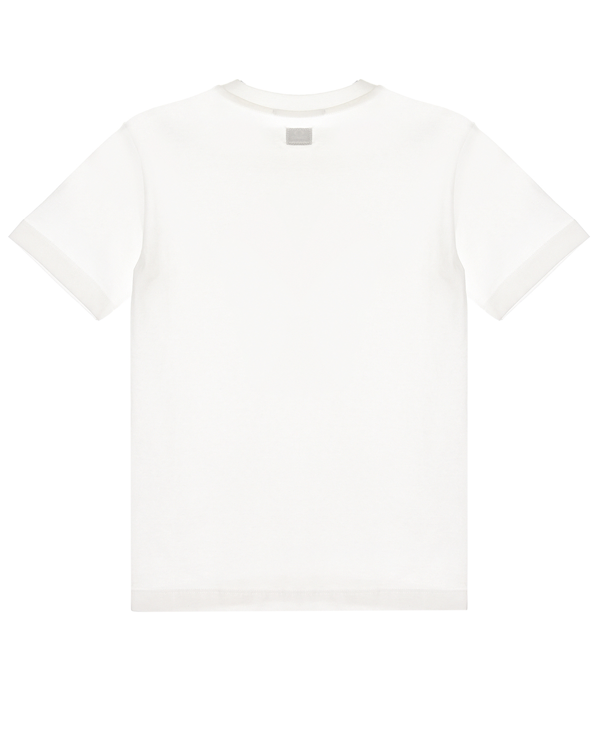Белая футболка с фирменным принтом CP Company детская, размер 140, цвет белый - фото 2
