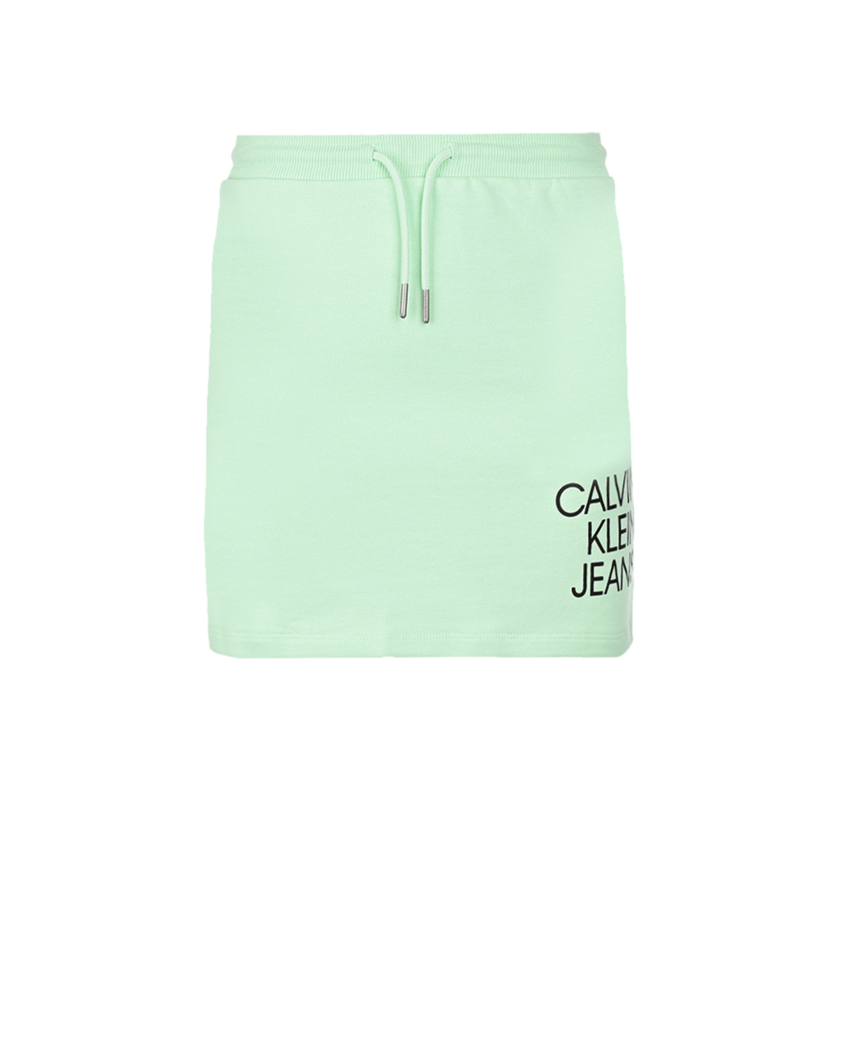 Трикотажная юбка мятного цвета Calvin Klein детская, размер 152 - фото 1