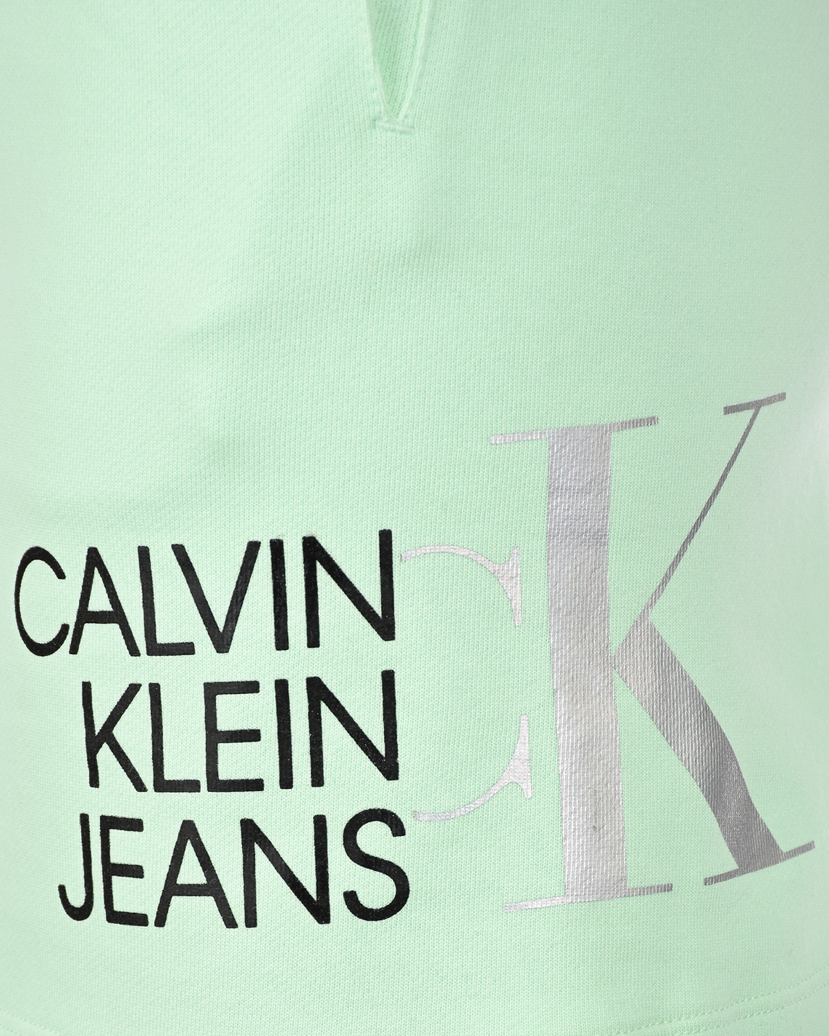 Трикотажная юбка мятного цвета Calvin Klein детская, размер 152 - фото 3