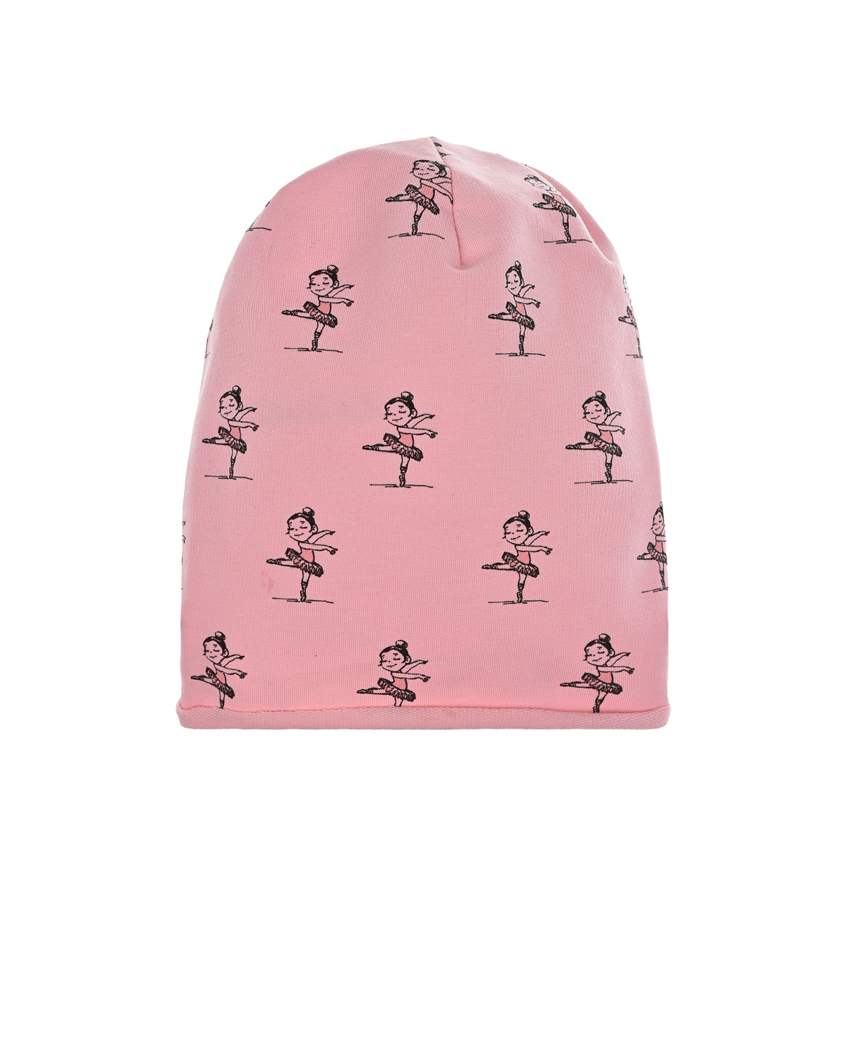 Розовая шапка с принтом "Балерины" Catya детская, размер 49, цвет розовый - фото 1