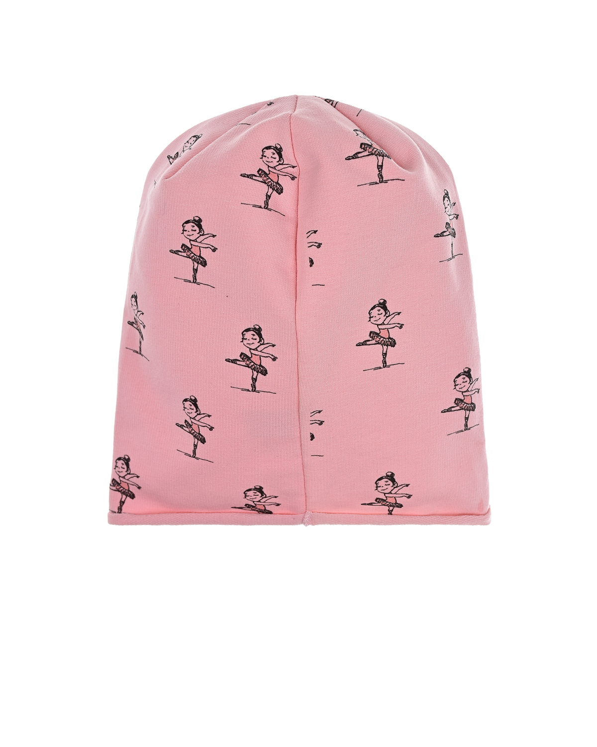 Розовая шапка с принтом "Балерины" Catya детская, размер 49, цвет розовый - фото 2