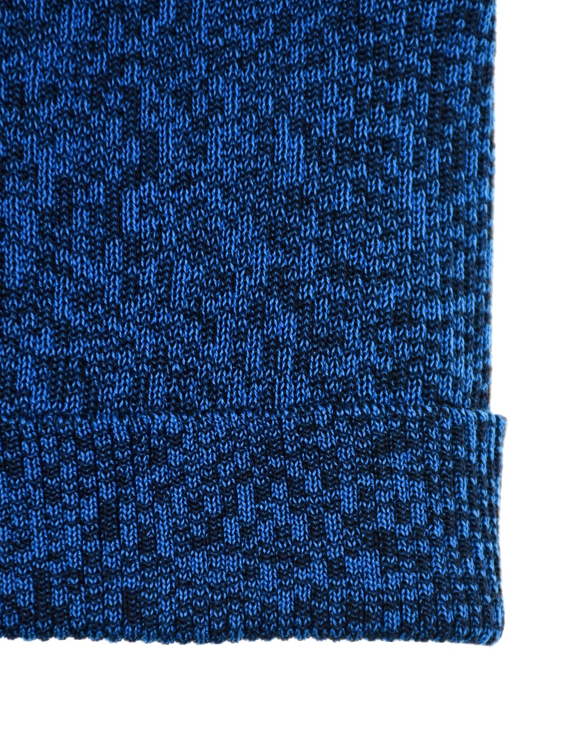 Синяя шапка с отворотом Catya детская, размер 51, цвет синий - фото 3