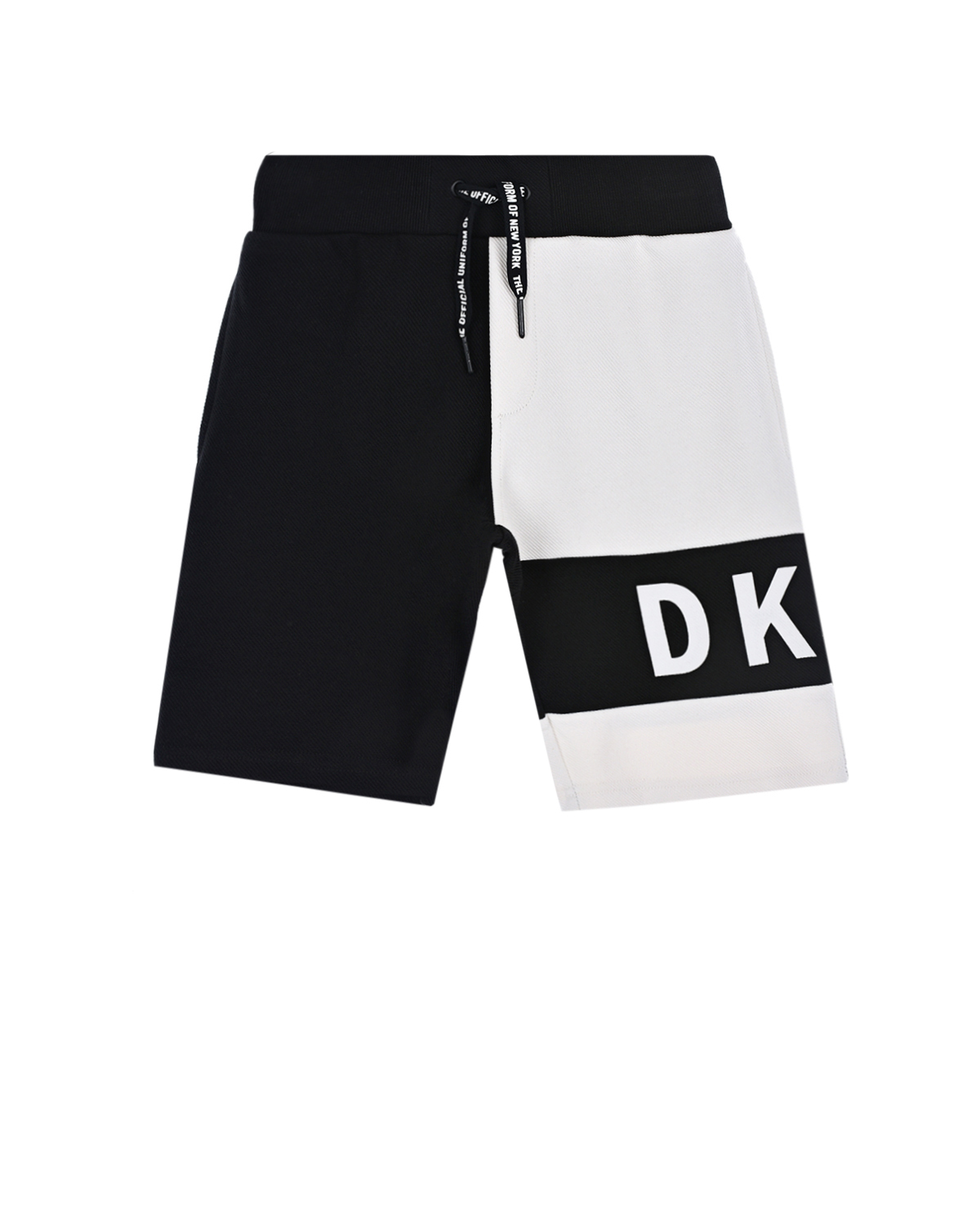 Черные-белые бермуды DKNY детские, размер 140, цвет мультиколор - фото 1
