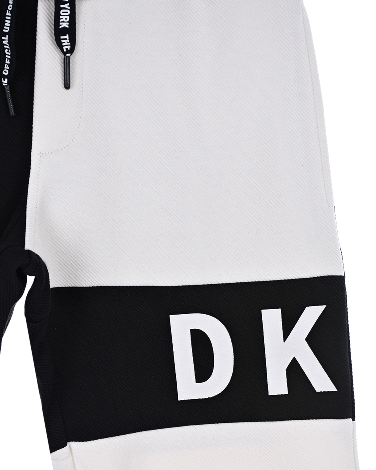 Черные-белые бермуды DKNY детские, размер 140, цвет мультиколор - фото 4