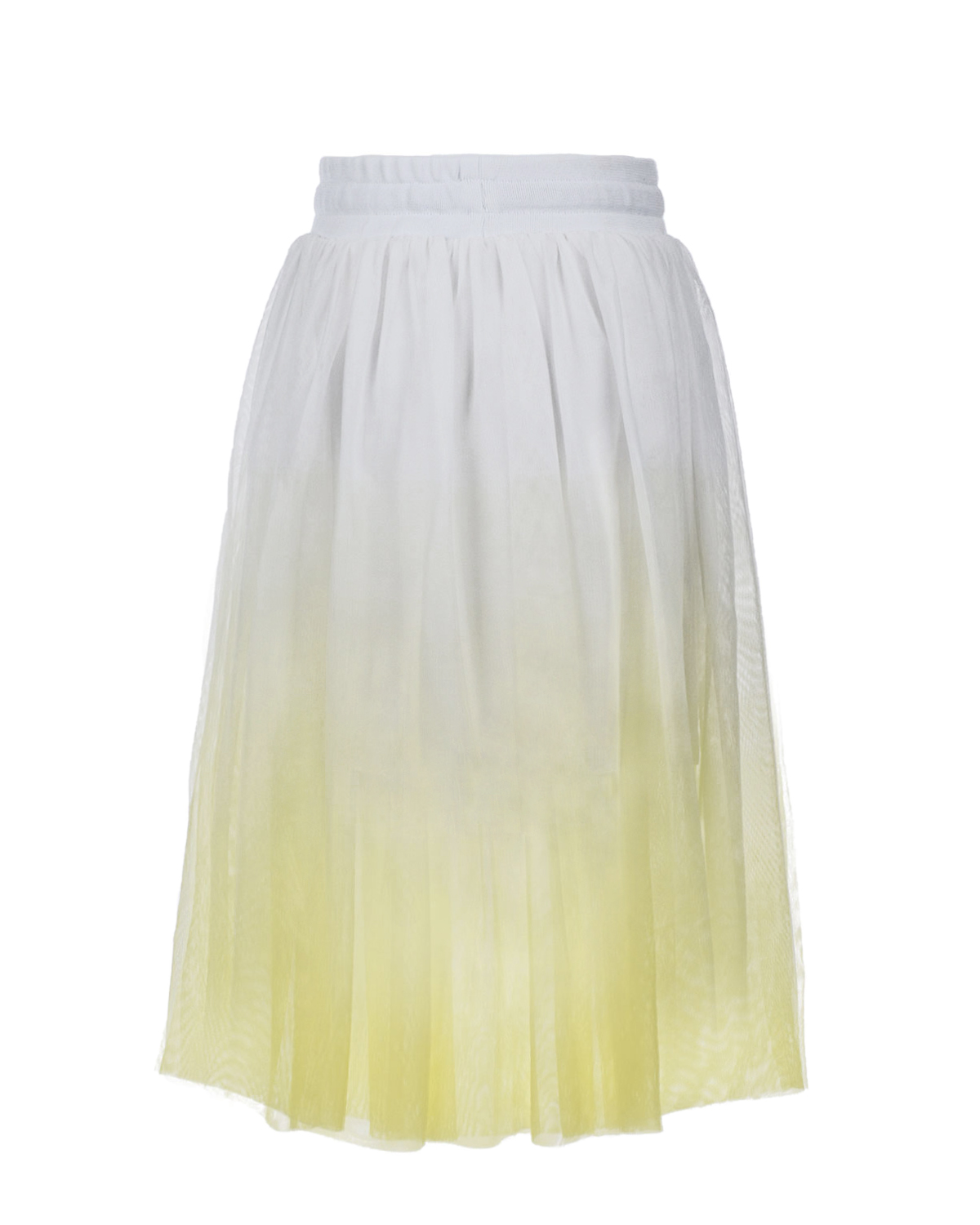 Двухслойная юбка с логотипом DKNY детская, размер 140, цвет мультиколор - фото 2