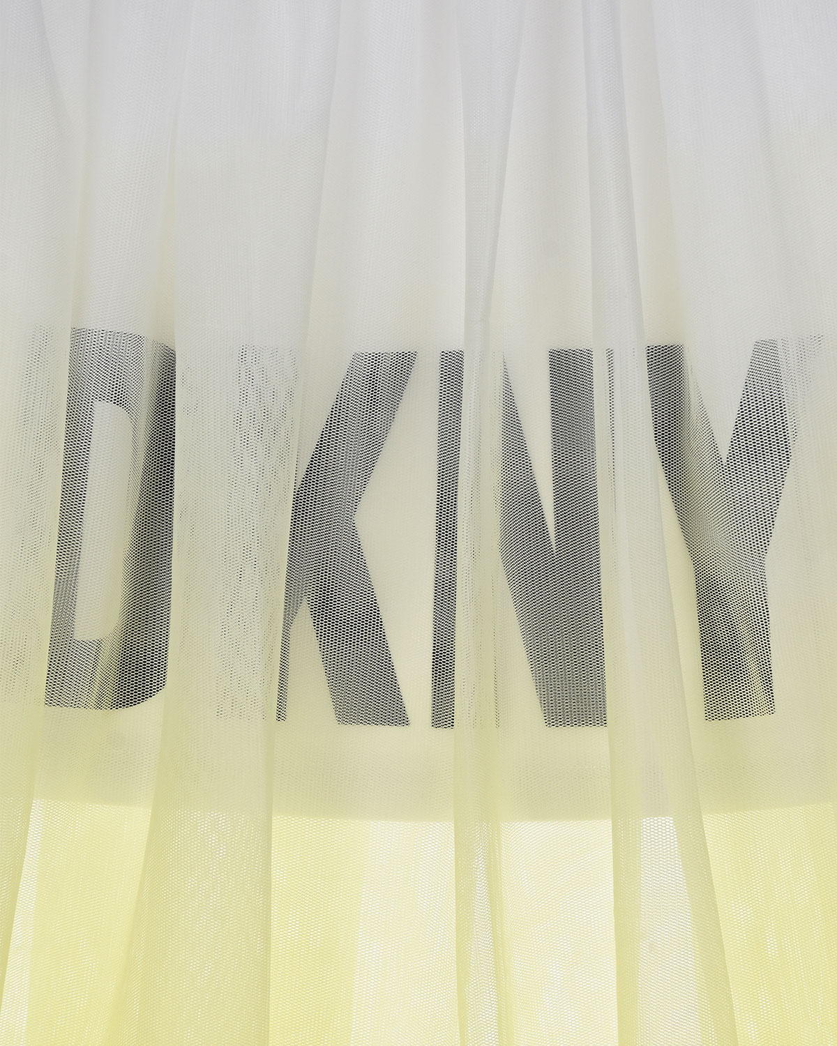 Двухслойная юбка с логотипом DKNY детская, размер 140, цвет мультиколор - фото 3