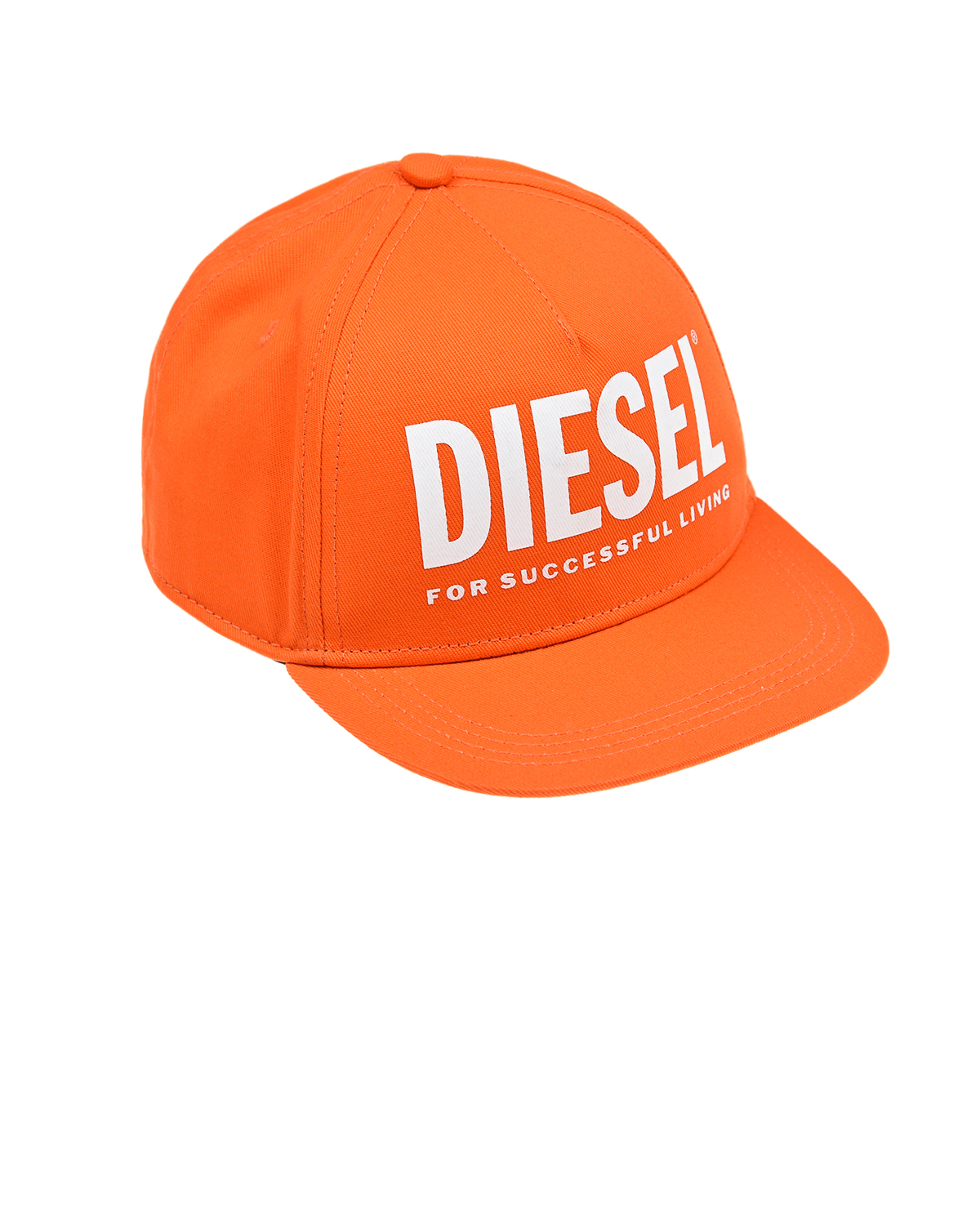 Оранжевая бейсболка с логотипом Diesel детская, размер 2, цвет оранжевый