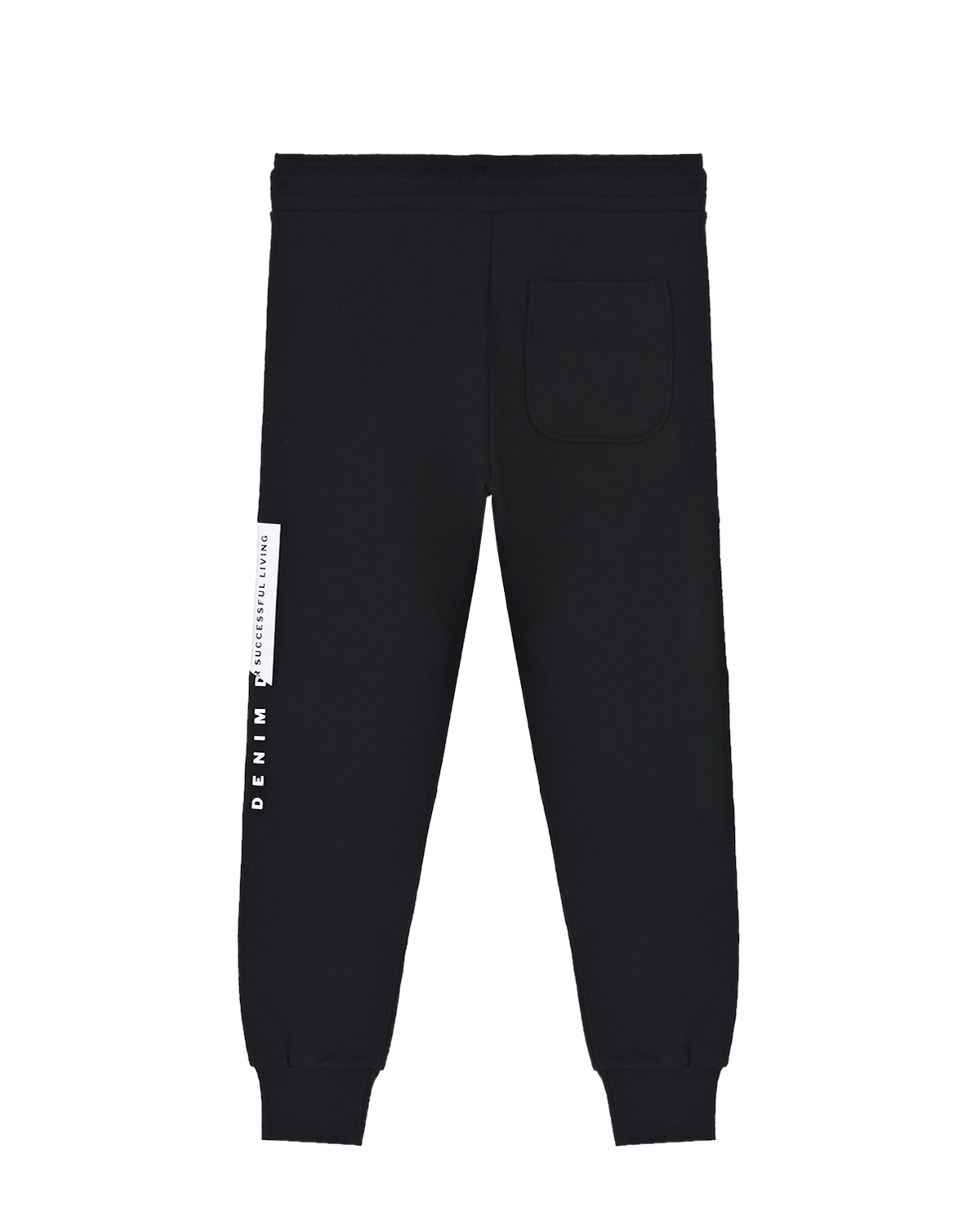 Черные спортивные брюки с флисовой подкладкой Diesel детские, размер 128, цвет черный - фото 2