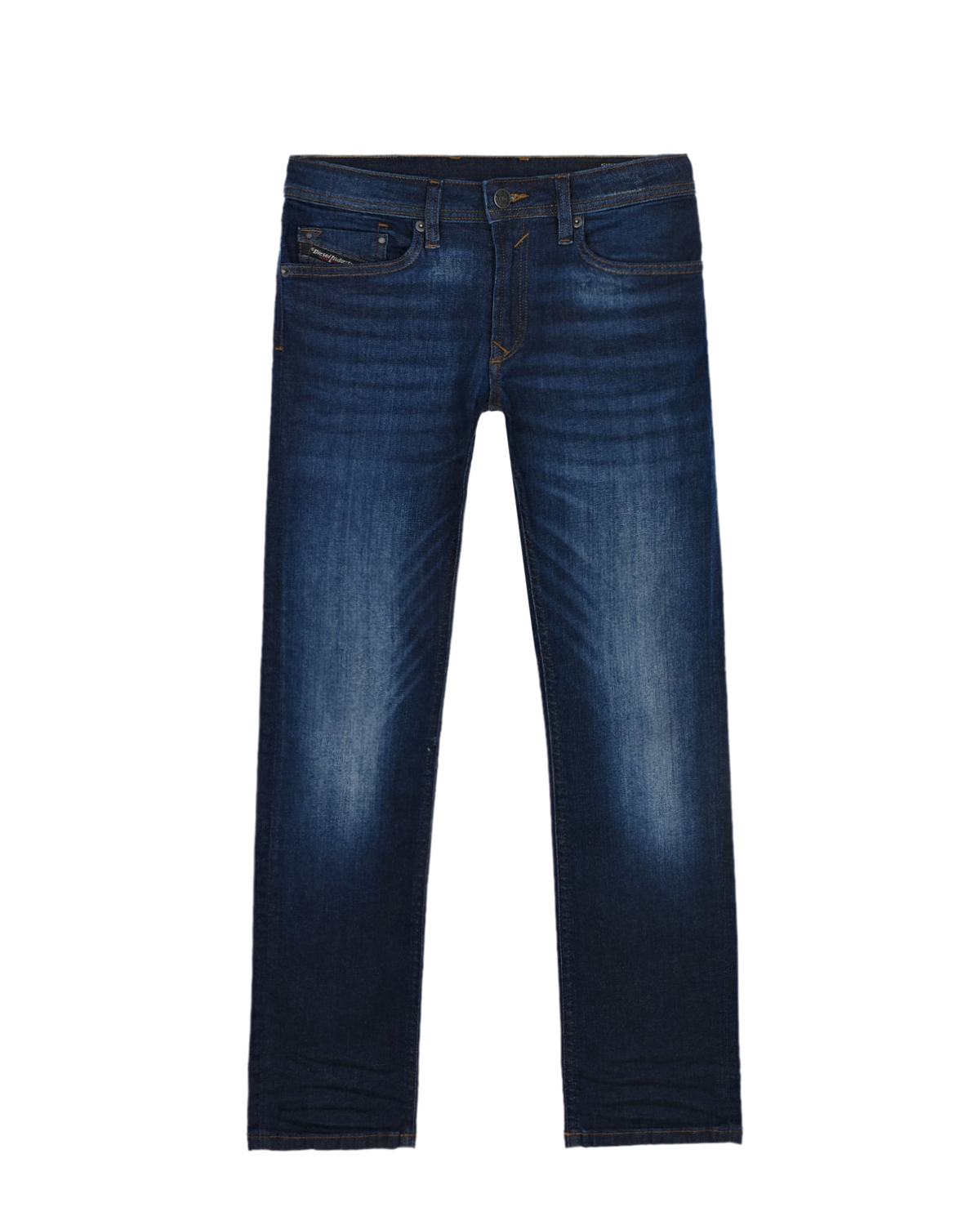 Синие выбеленные джинсы Diesel детские, размер 116, цвет синий
