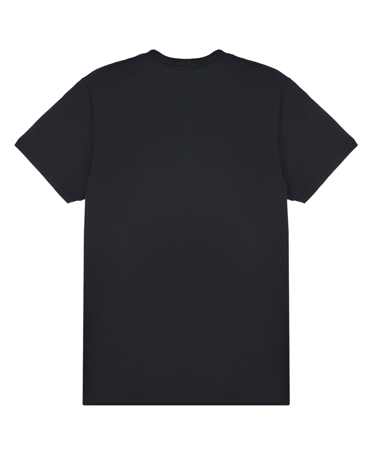 Черная футболка с логотипом и вышивкой Diesel детская, размер 116, цвет черный - фото 2