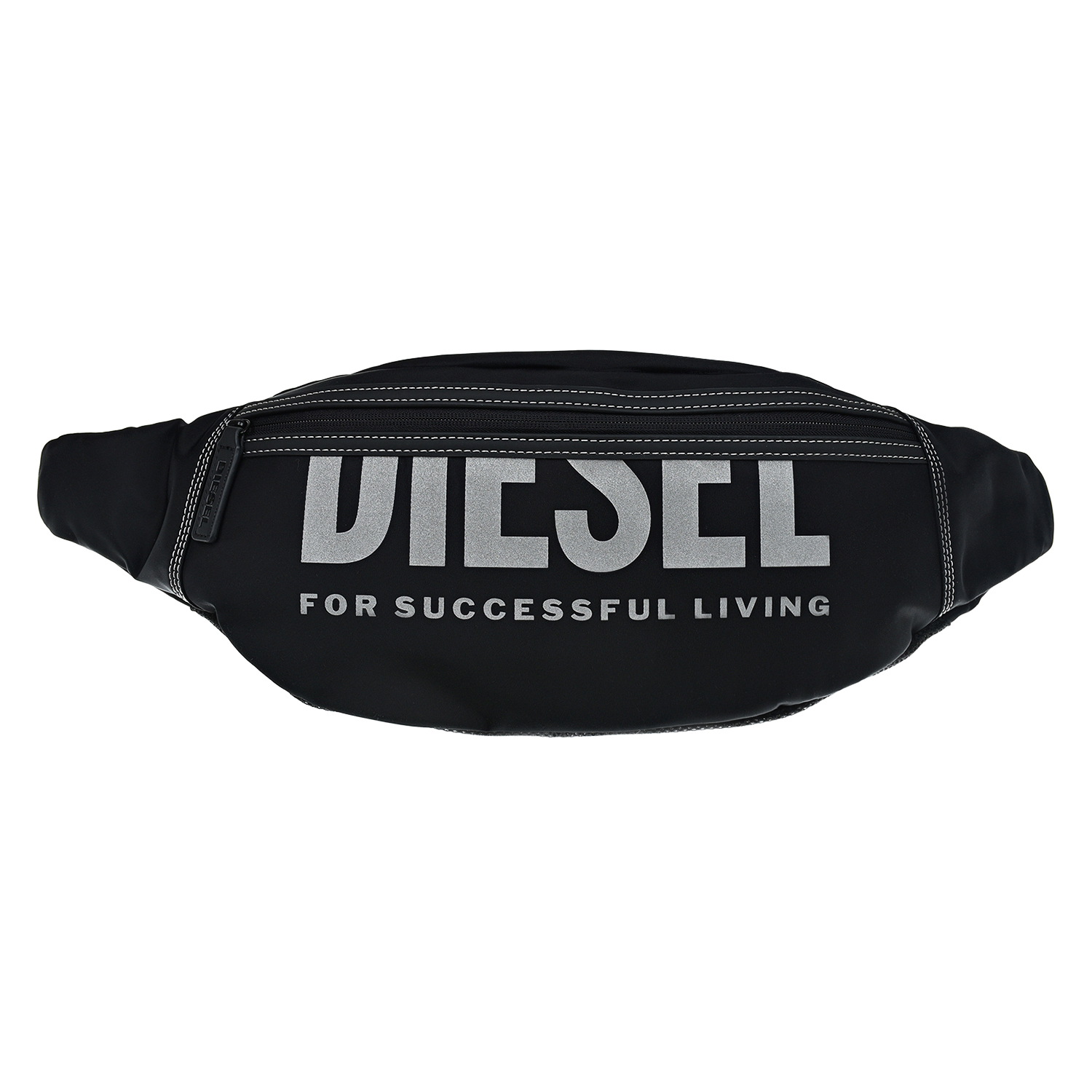 Черная сумка-пояс с логотипом Diesel детская, размер unica, цвет черный