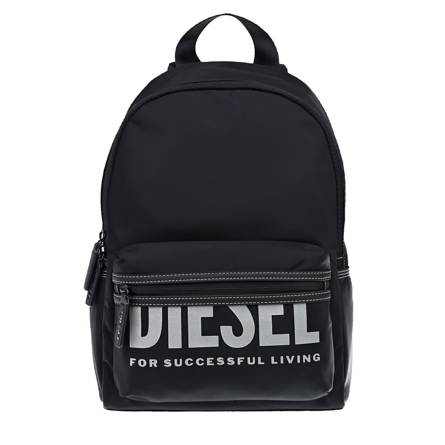 Черный рюкзак с логотипом Diesel детский, размер unica