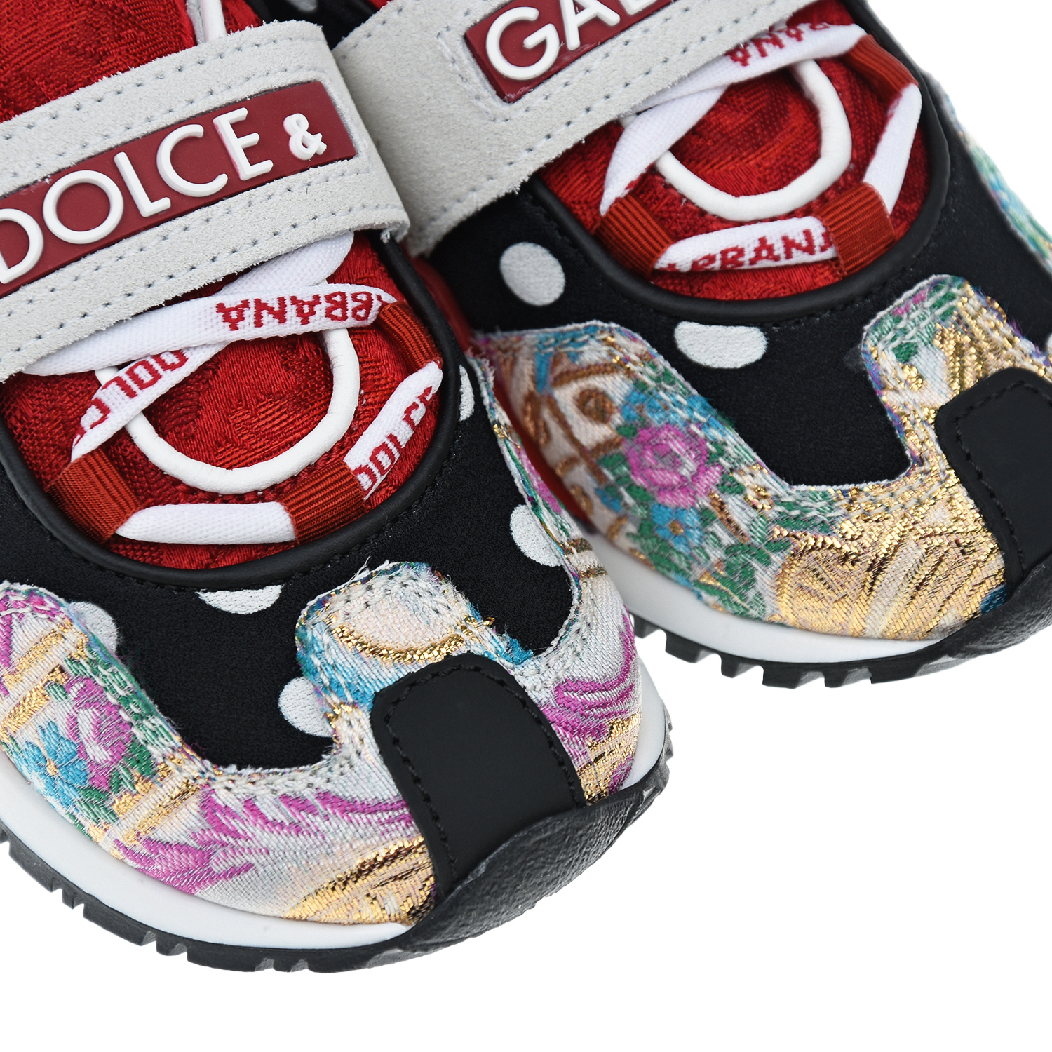Кроссовки в стиле patchwork Dolce&Gabbana детские, размер 20, цвет нет цвета - фото 7