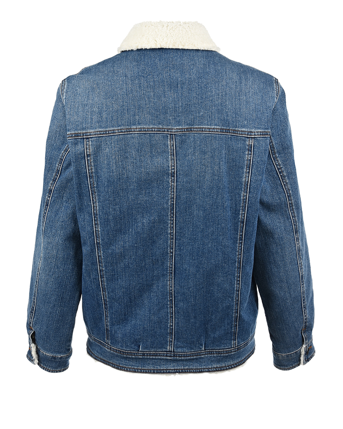 Синяя джинсовая куртка-косуха Dolce&Gabbana детская, размер 140, цвет синий - фото 2