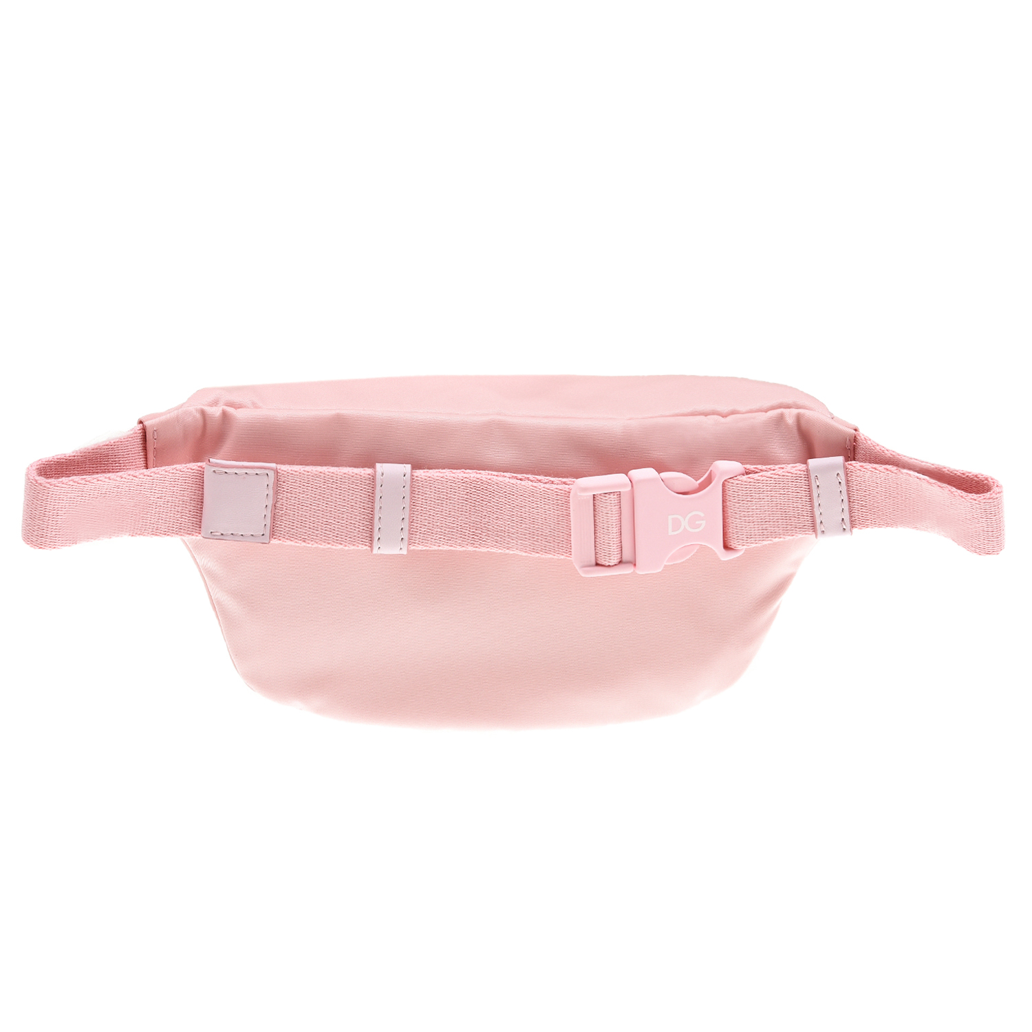 Розовая поясная сумка с логотипом 13х22х7 см Dolce&Gabbana детская, размер unica, цвет розовый - фото 4