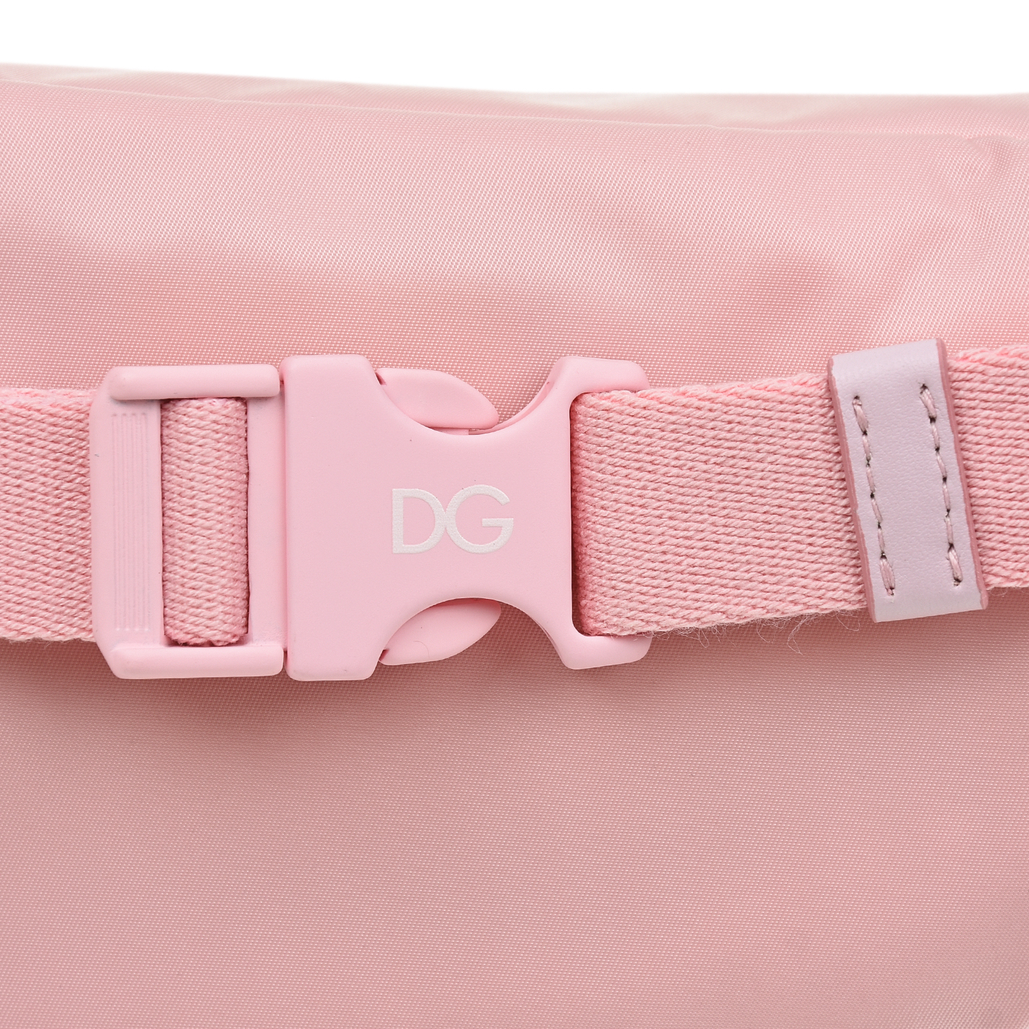 Розовая поясная сумка с логотипом 13х22х7 см Dolce&Gabbana детская, размер unica, цвет розовый - фото 6